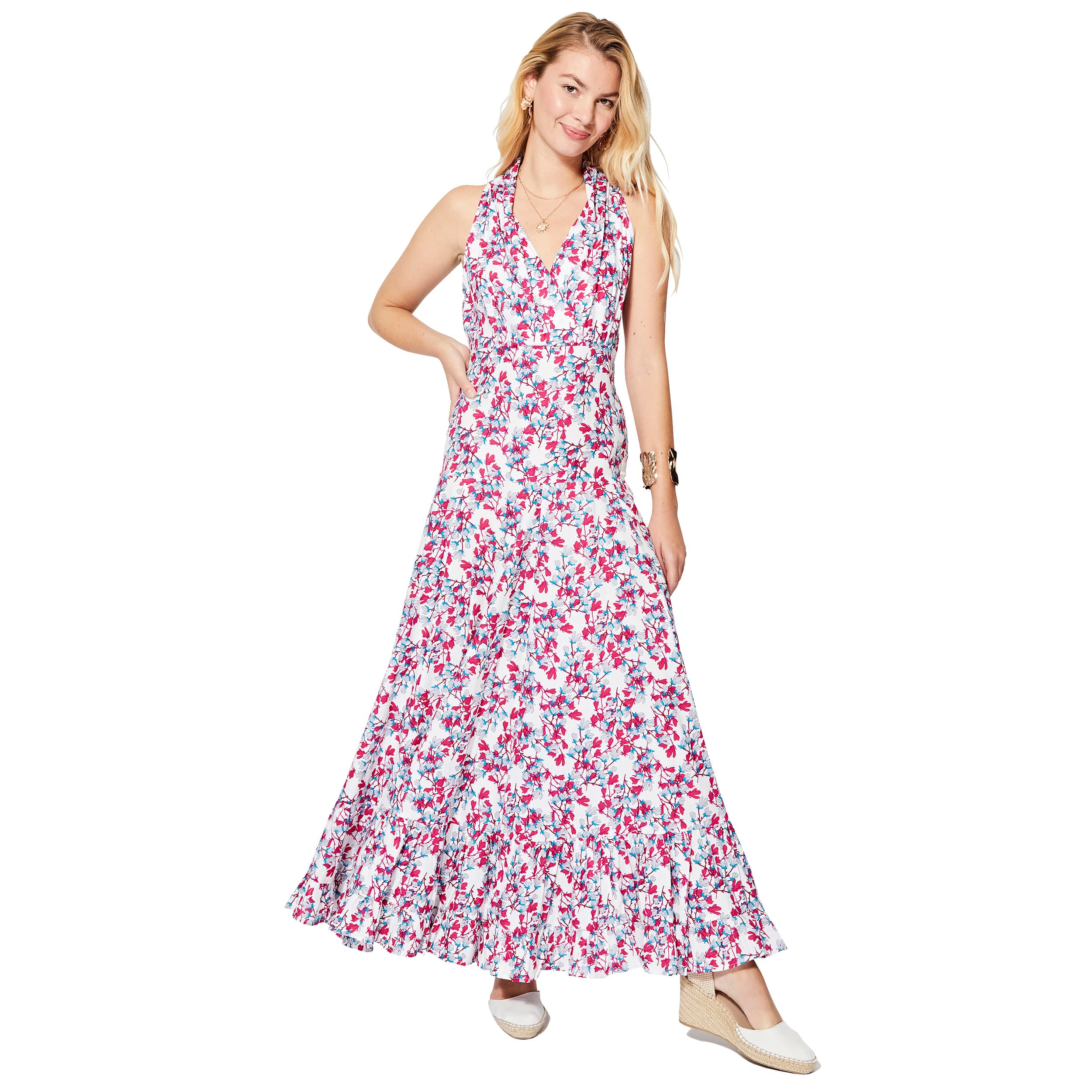 Robe été longue sans manches Kleitos - 100% coton - Akoustik Online