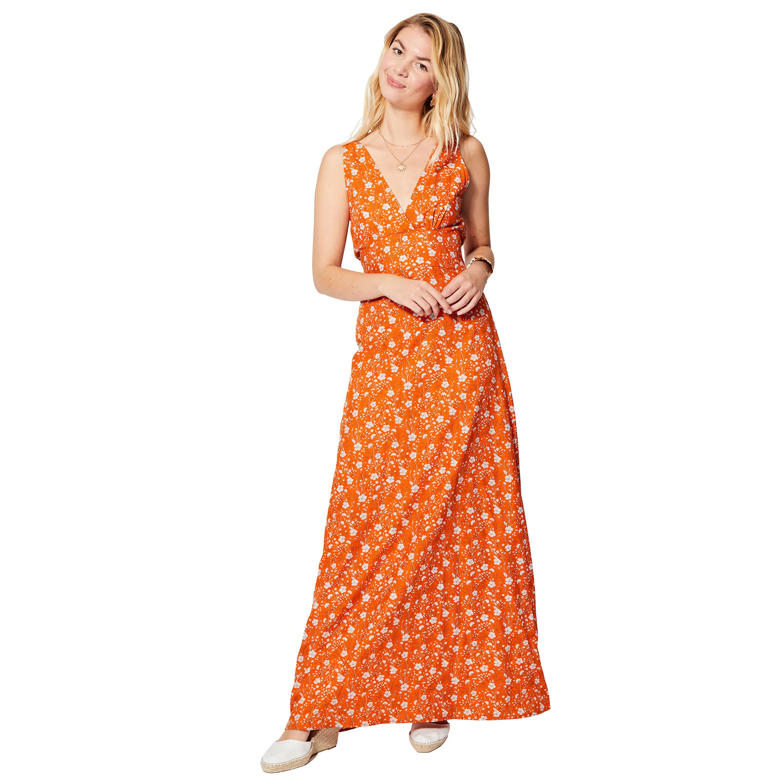 Robe été longue sans manches Eseld - 100% coton - Akoustik Online