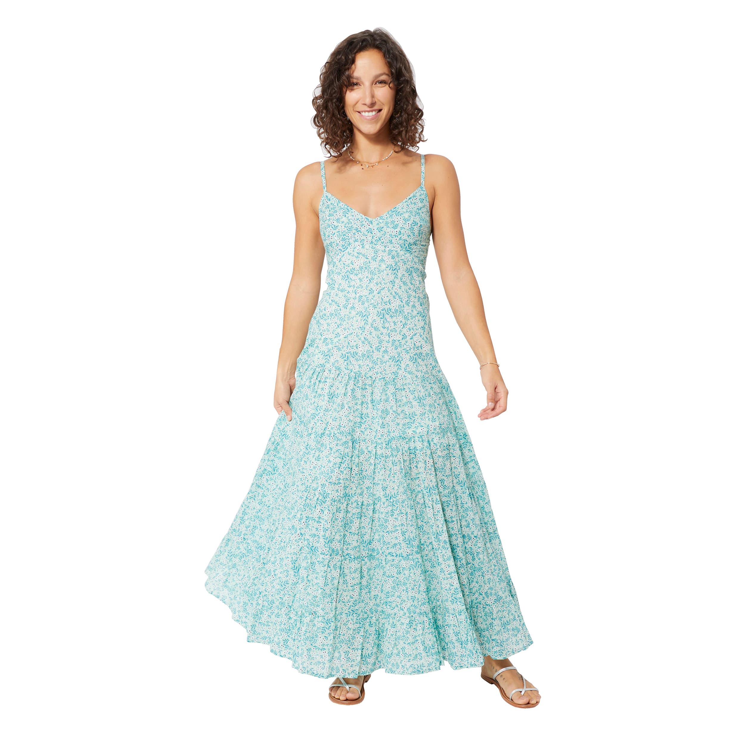 Robe été longue sans manches Arethusa - Akoustik Online