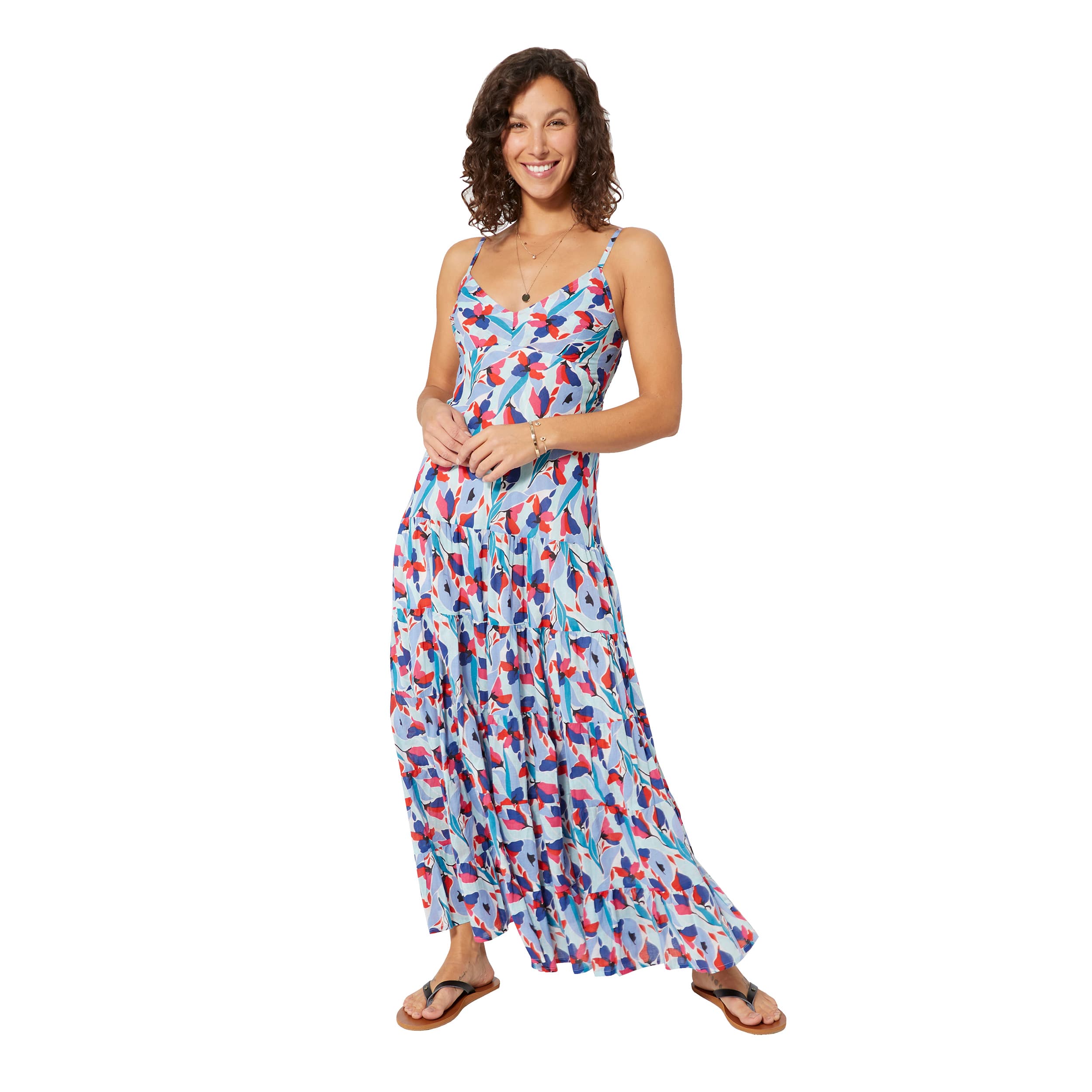 Robe été longue sans manches Aled - Akoustik Online