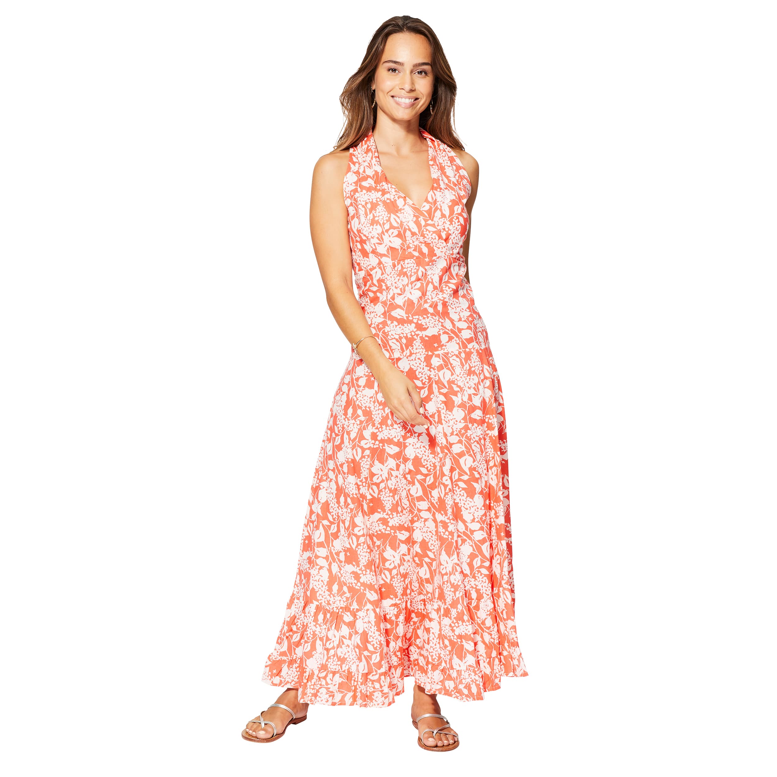 Robe été longue sans manches Drake - 100% coton - Akoustik Online