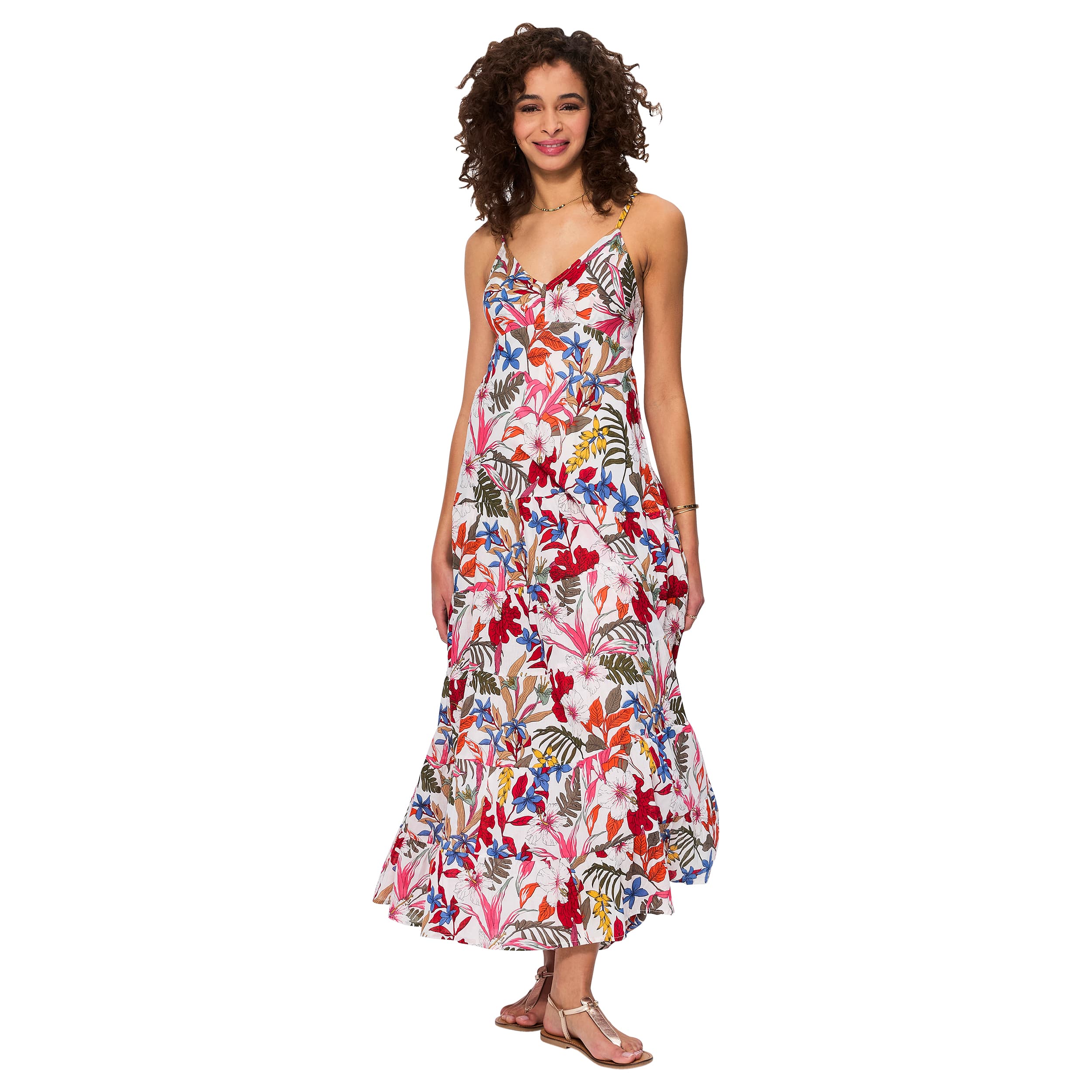 Robe été longue sans manches Lynsay - Akoustik Online