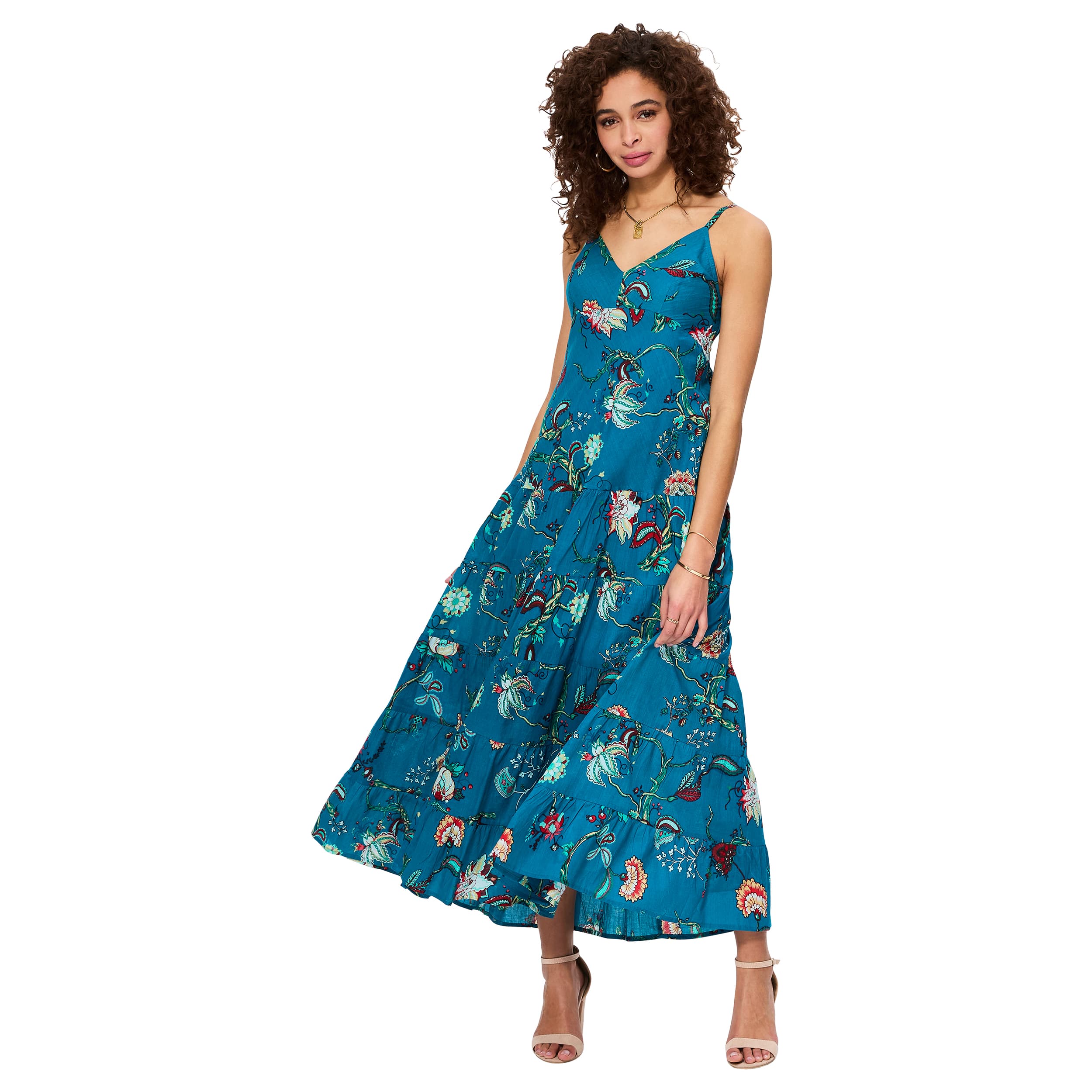 Robe été longue sans manches Jermaine - Akoustik Online