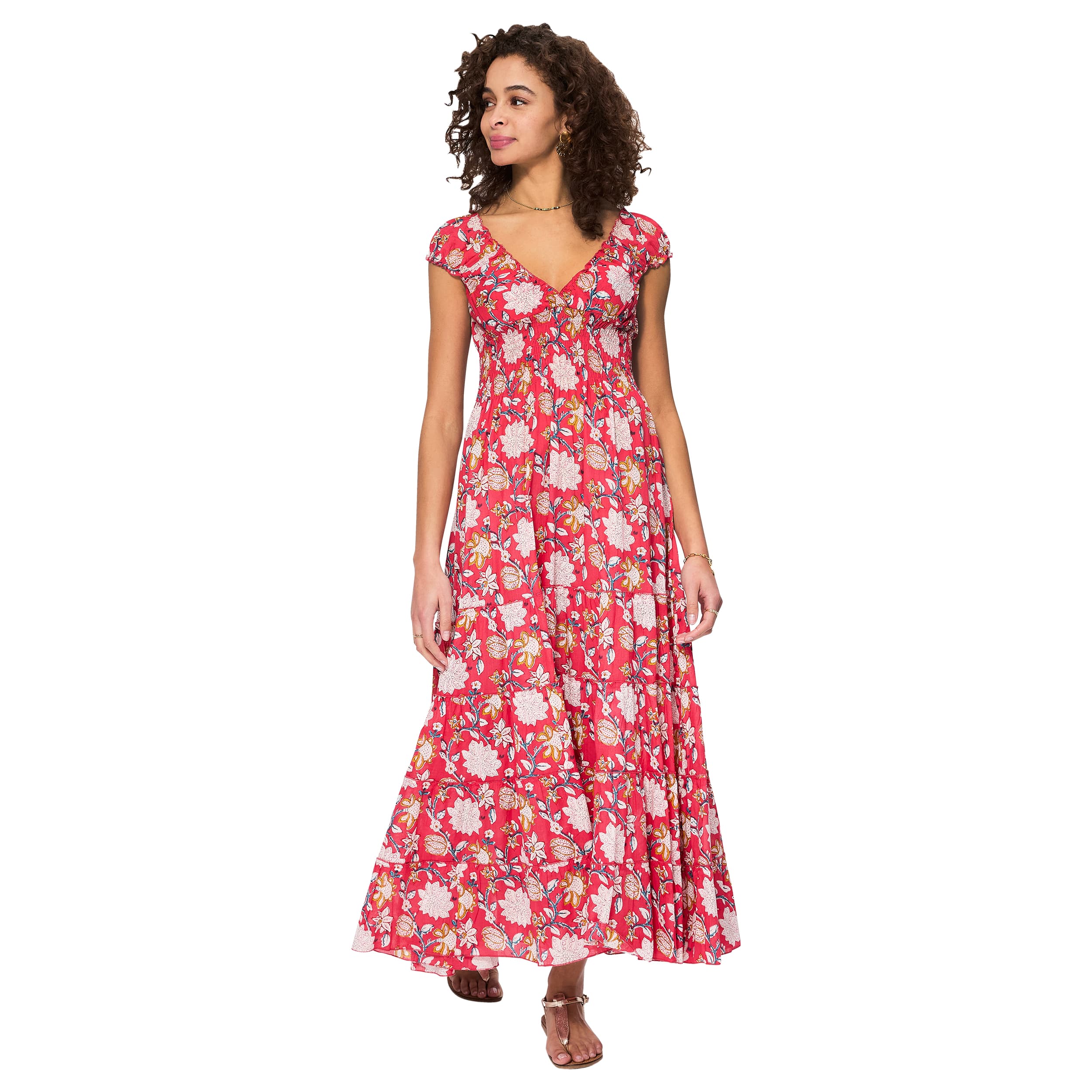 Robe été longue manches courtes Stu - 100% coton - Akoustik Online