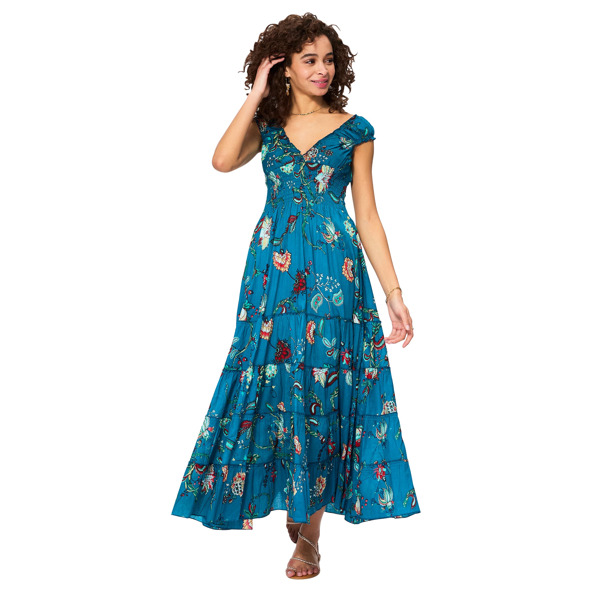 Robe été longue manches courtes Esperanta - Akoustik Online