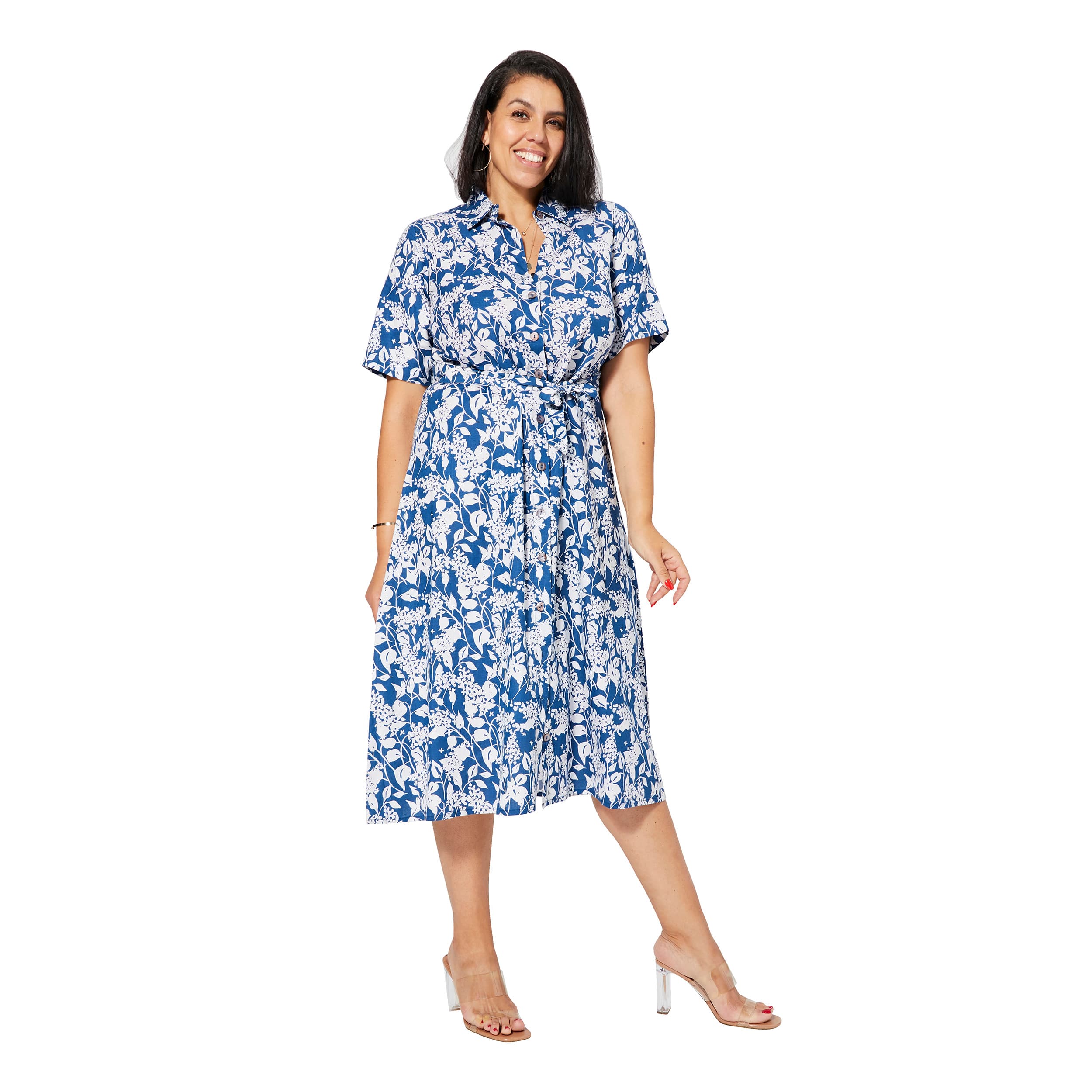 Robe été mi-longue manches courtes Dorris - Akoustik Online