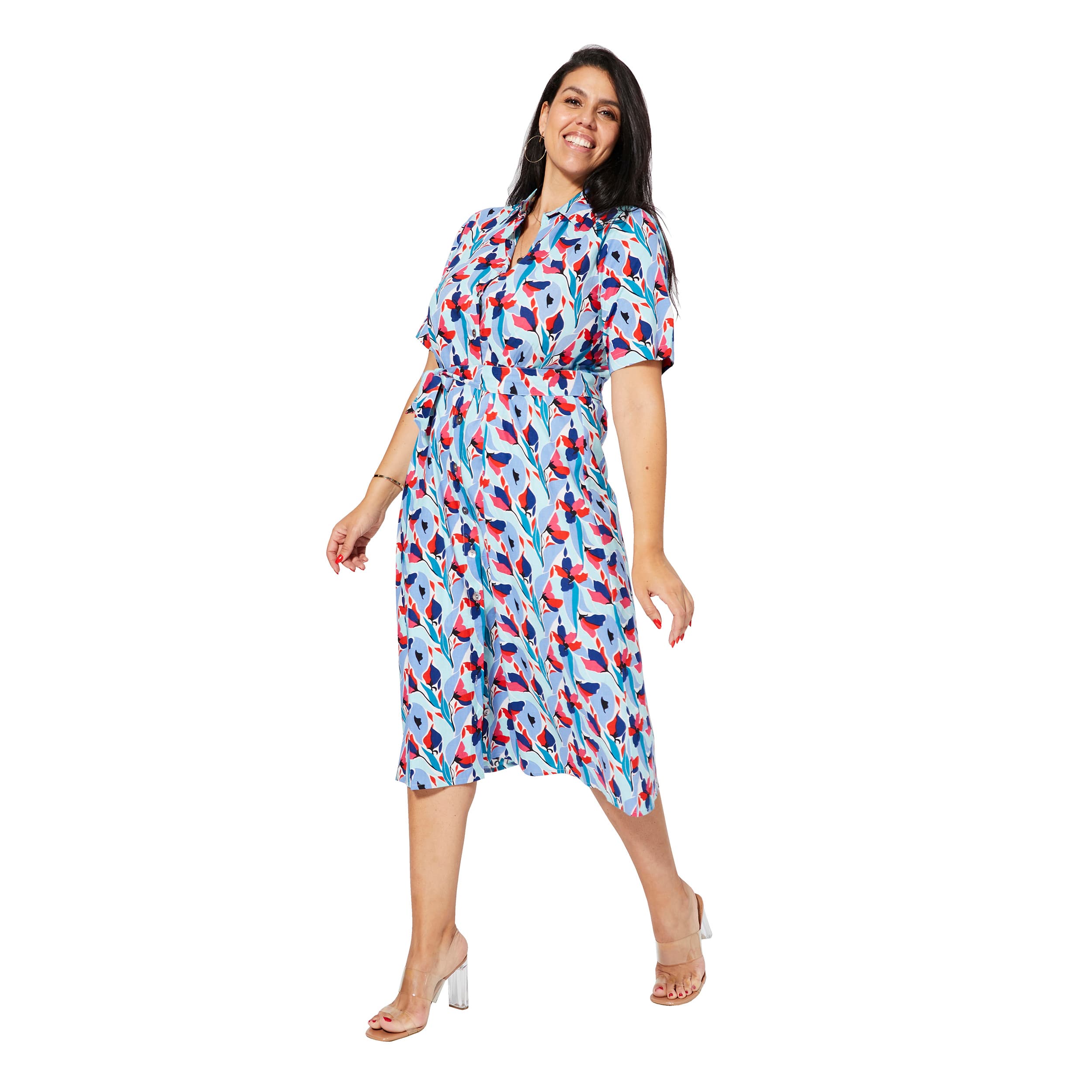 Robe été mi-longue manches courtes Tristram - Akoustik Online
