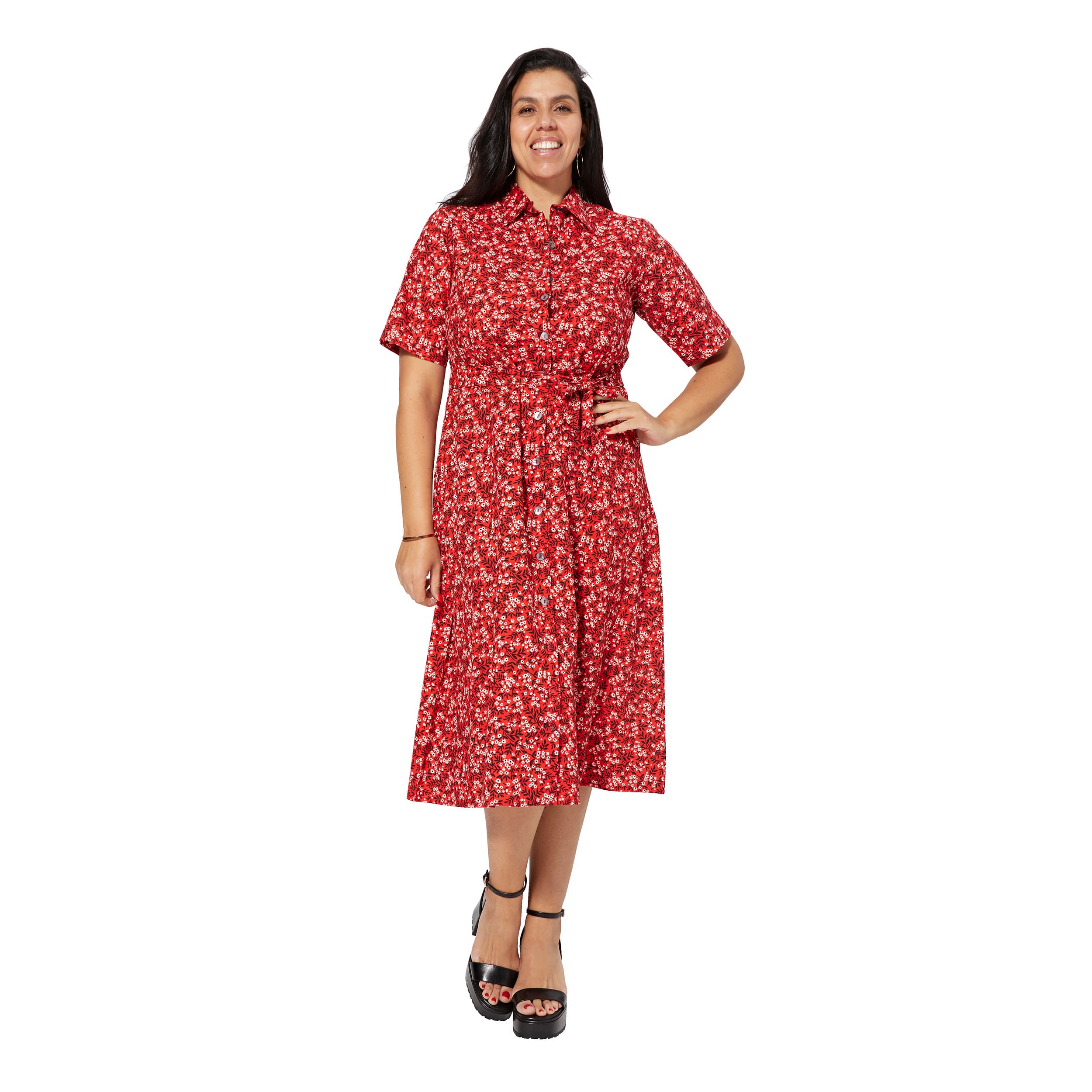 Robe été mi-longue manches courtes Vilhelmo - Akoustik Online