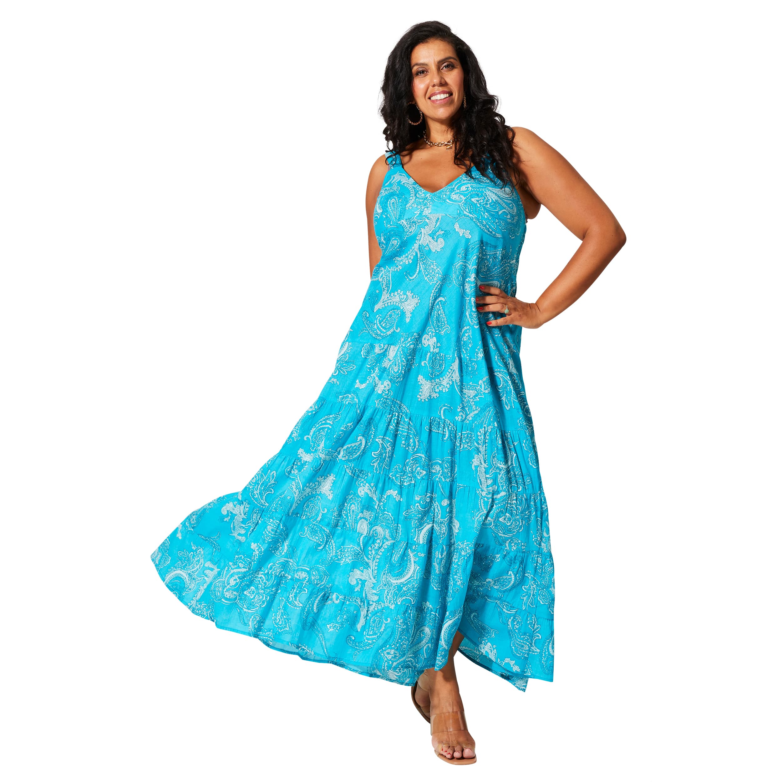 Robe été longue sans manches Tomislava - Akoustik Online