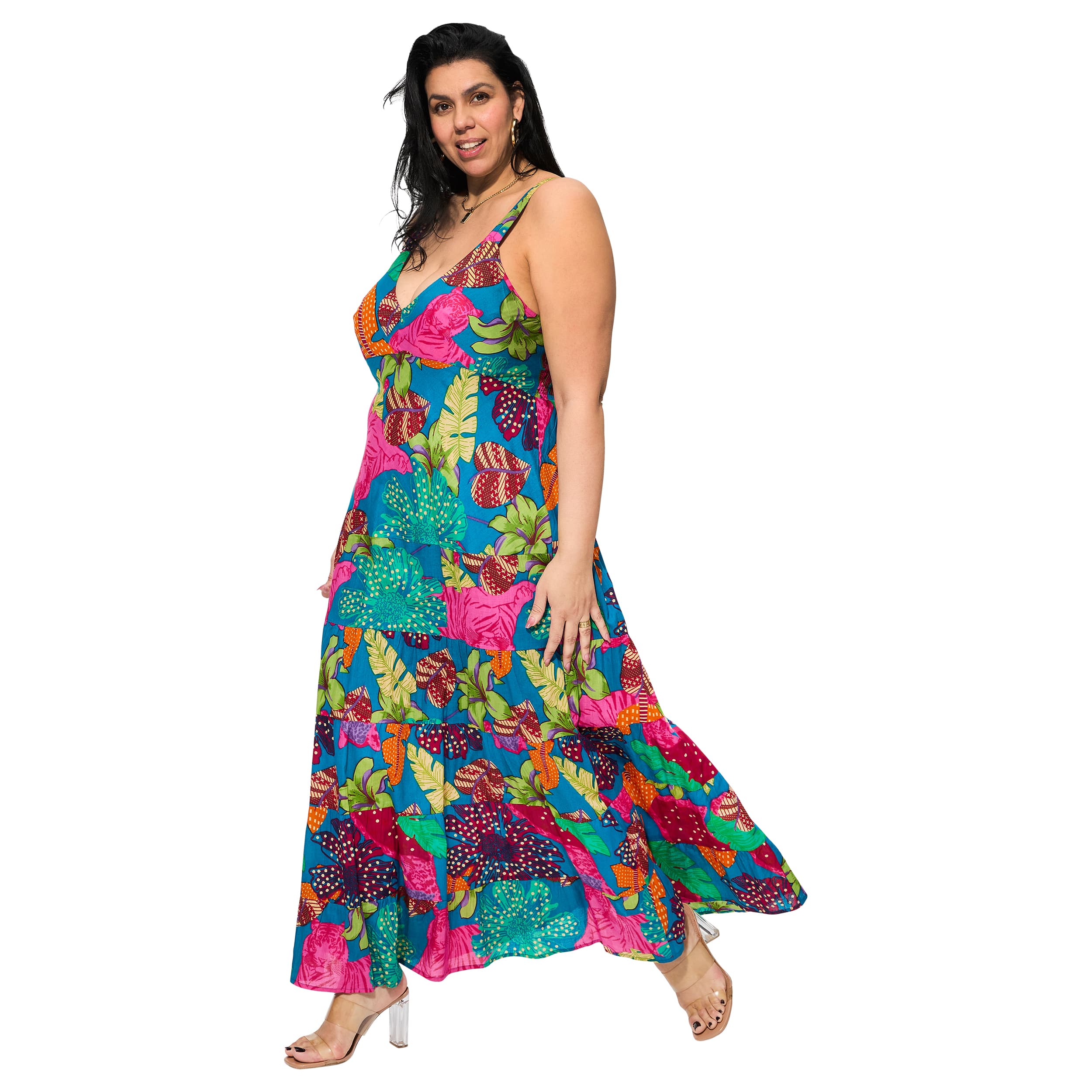 Robe été longue sans manches Shan - Akoustik Online
