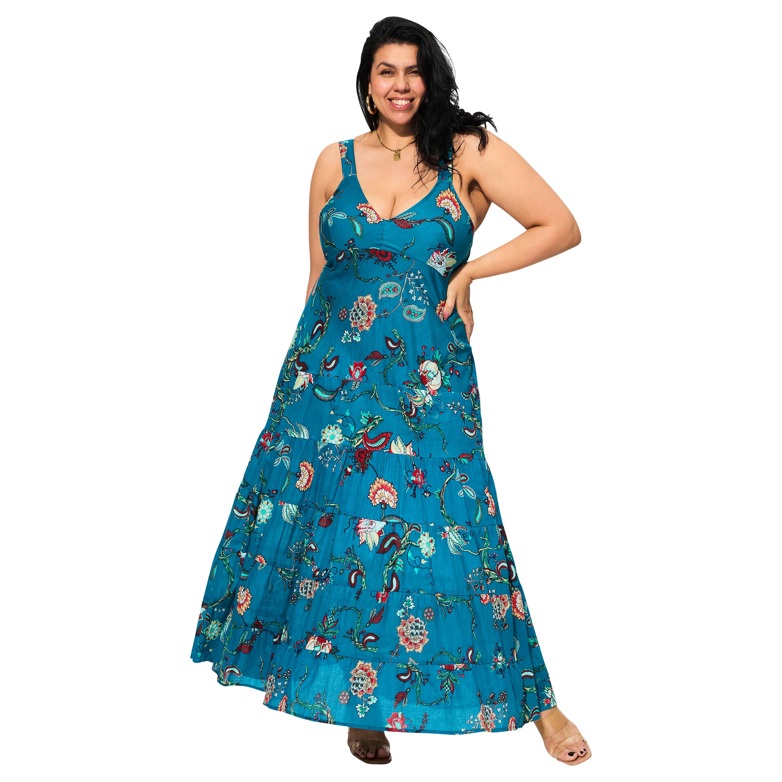 Robe été longue sans manches Areli - Akoustik Online