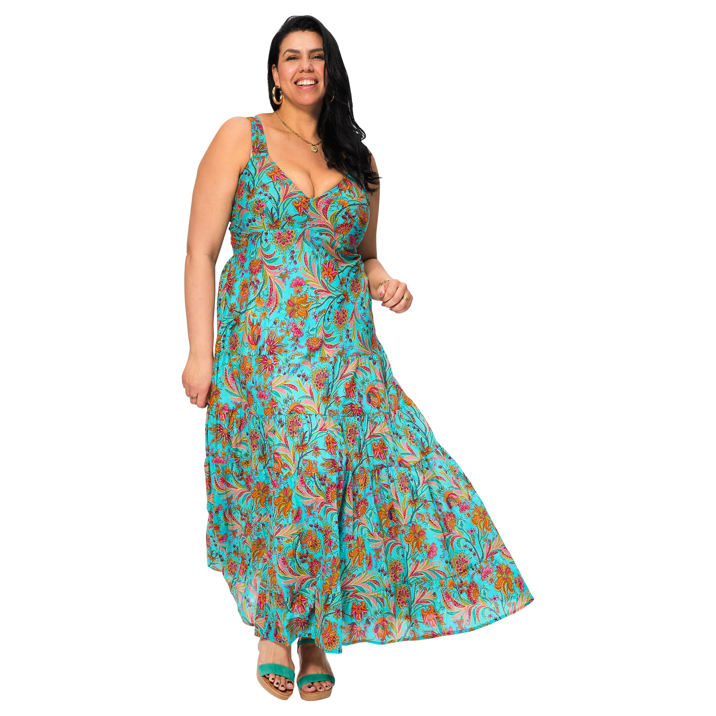 Robe été longue sans manches Ignacy - Akoustik Online