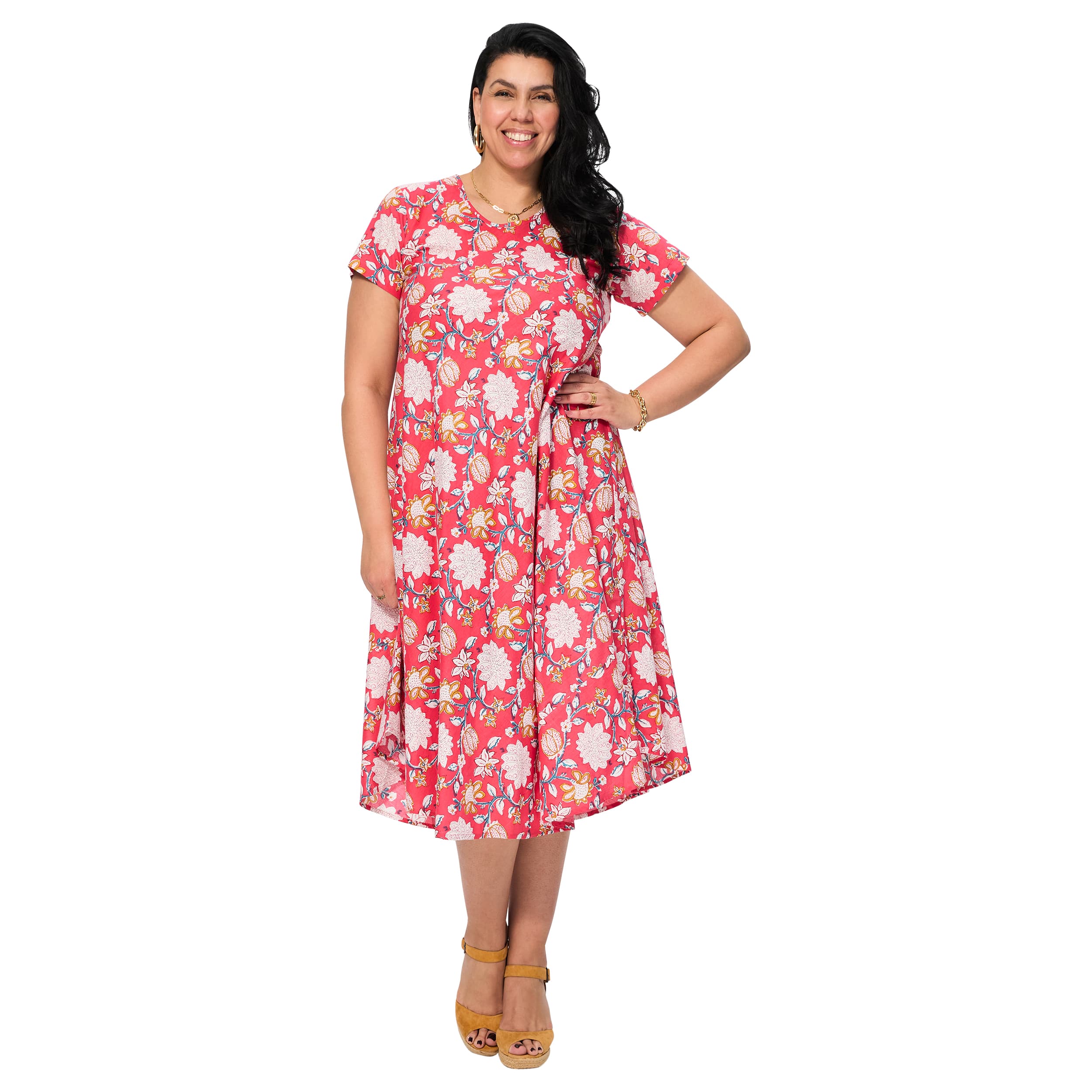 Robe été mi-longue manches courtes Leonid - Akoustik Online