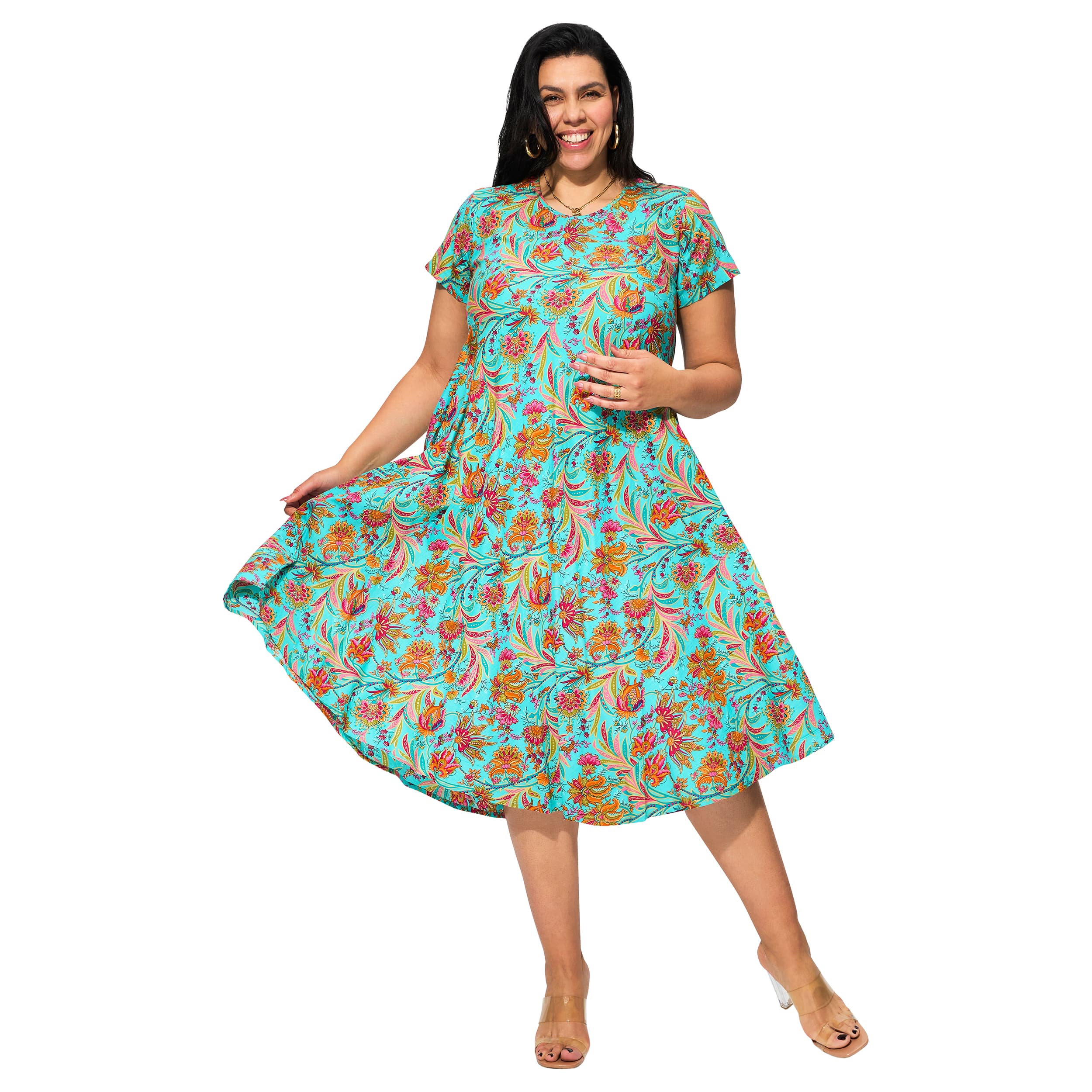 Robe été mi-longue manches courtes Bryan - Akoustik Online