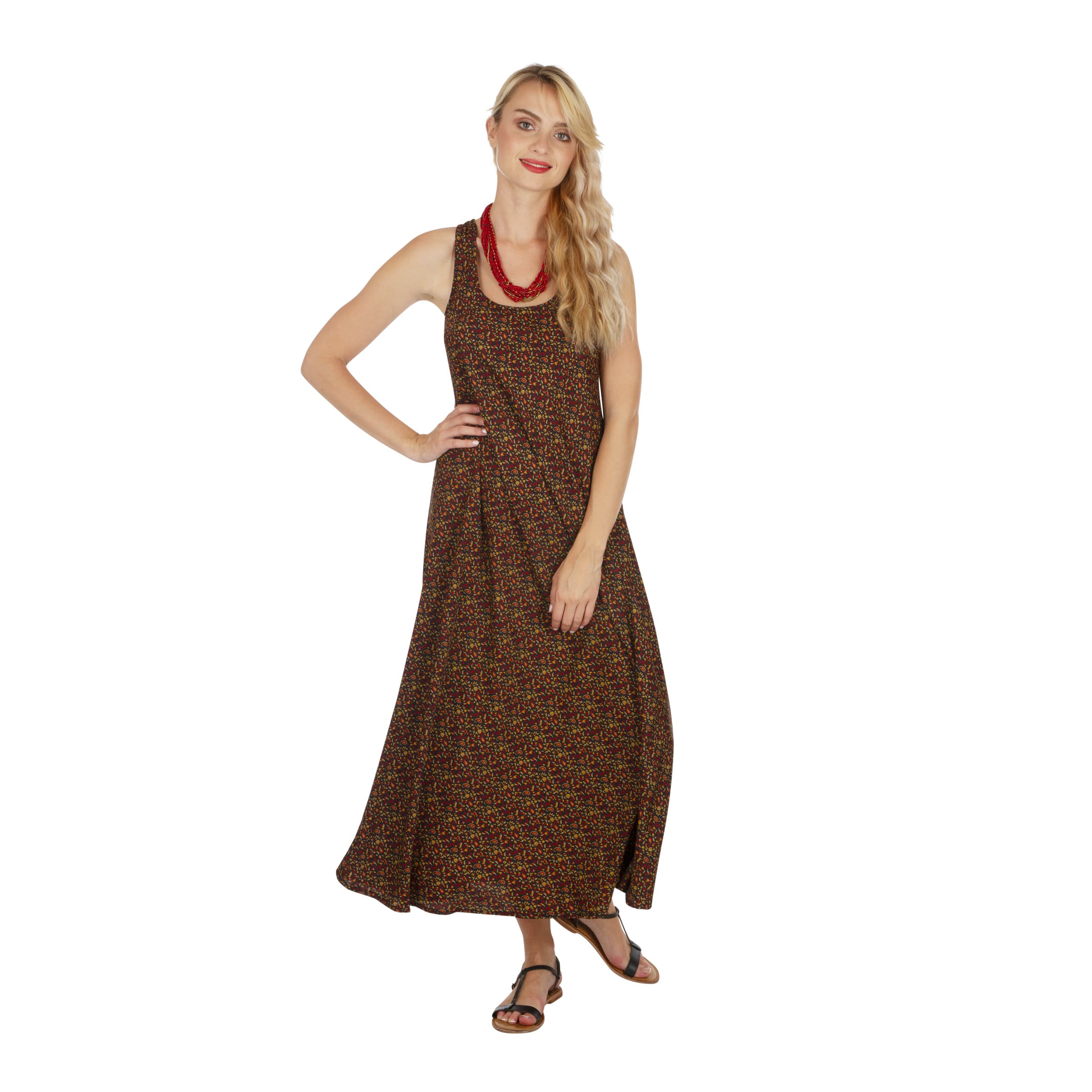 Robe été longue sans manches Bébhinn - Petit Prix ! - Akoustik Online