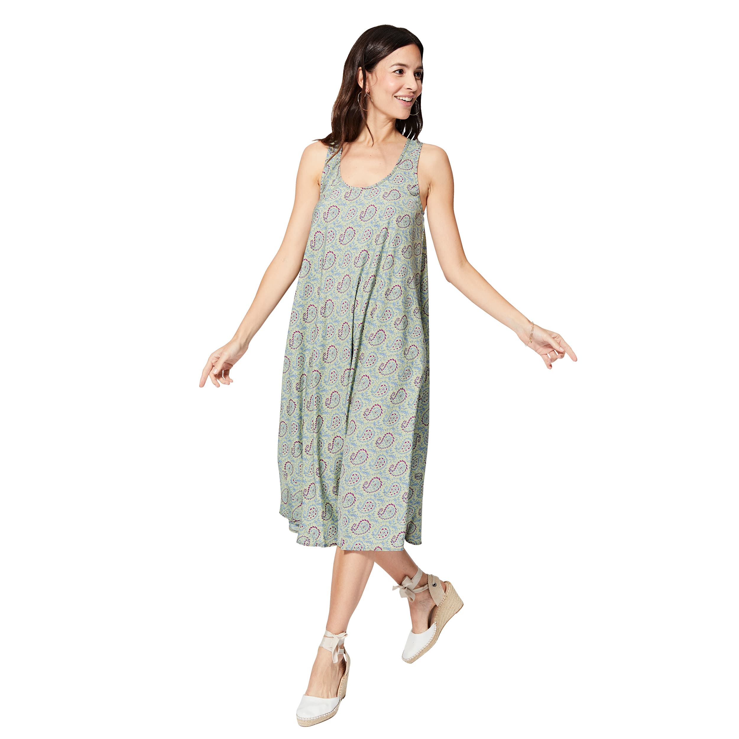 Robe été mi-longue sans manches Kochiyo - Akoustik Online