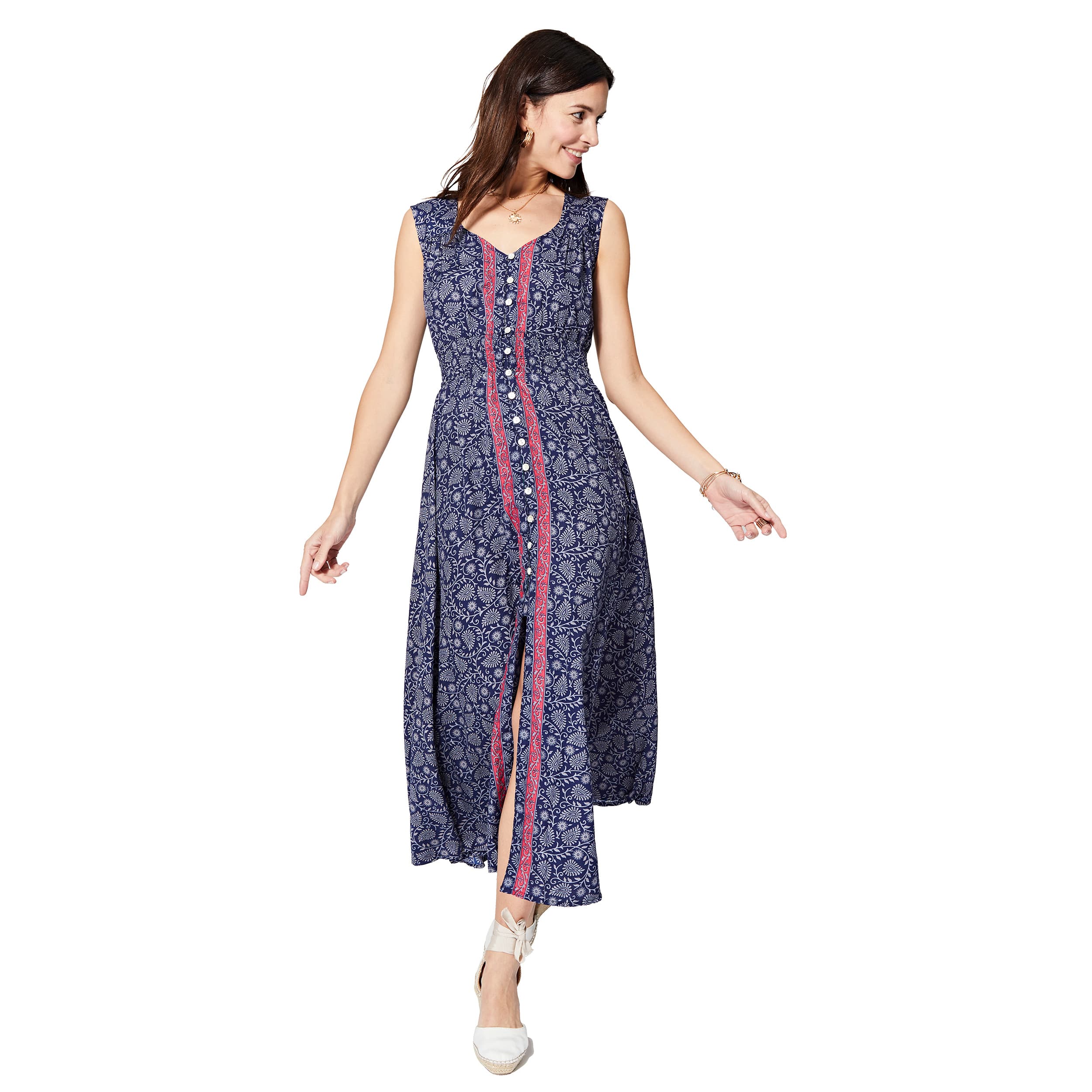 Robe été longue sans manches Machika - Petit Prix ! - Akoustik Online