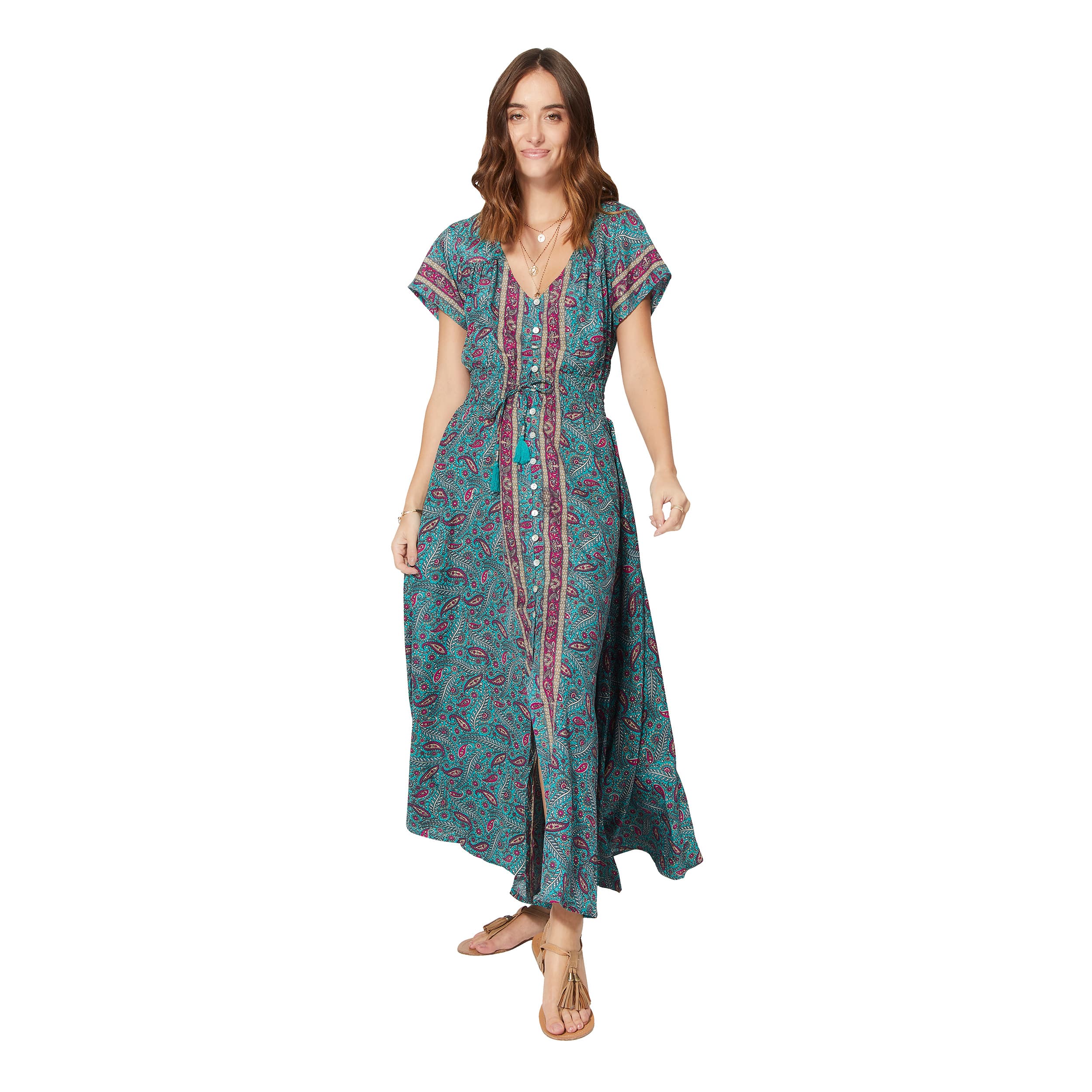 Robe été longue manches courtes Nelson - Akoustik Online