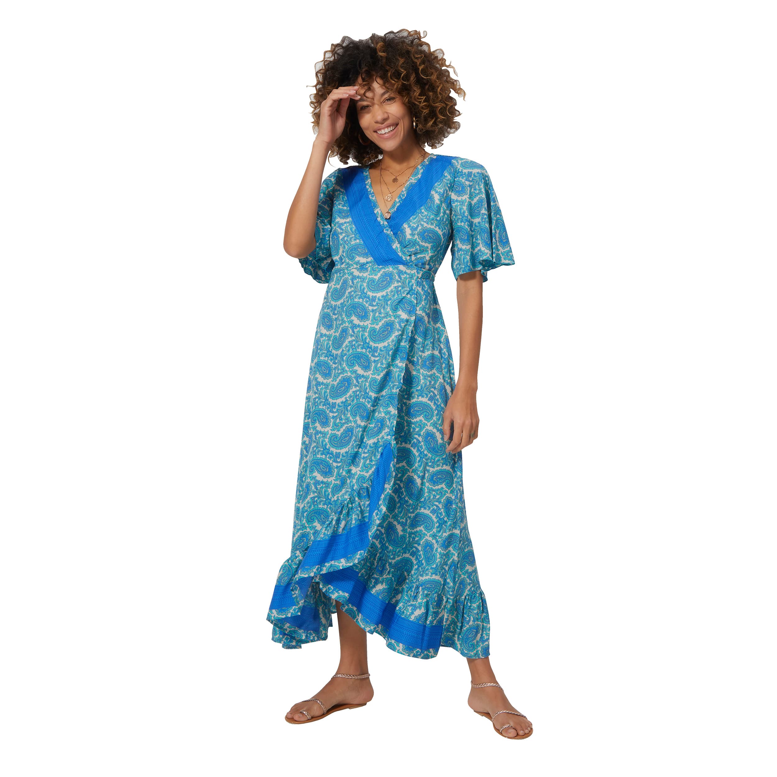Robe été longue manches courtes Khalil - Akoustik Online