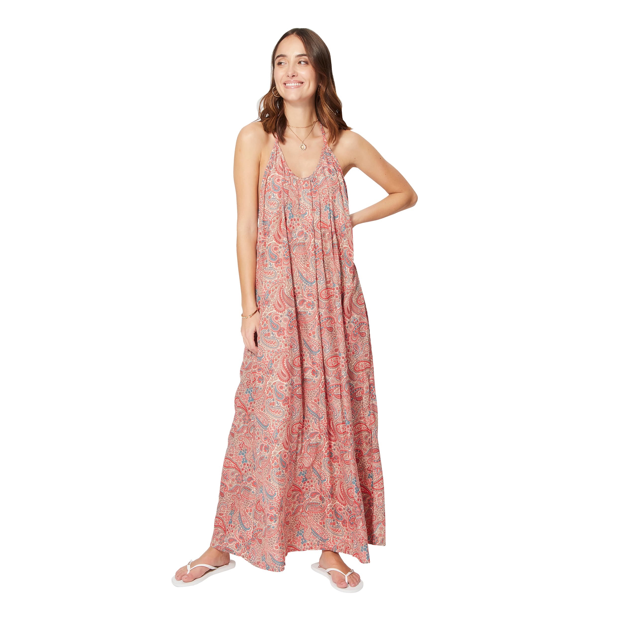 Robe été longue sans manches Koos - 100% polyester - Akoustik Online