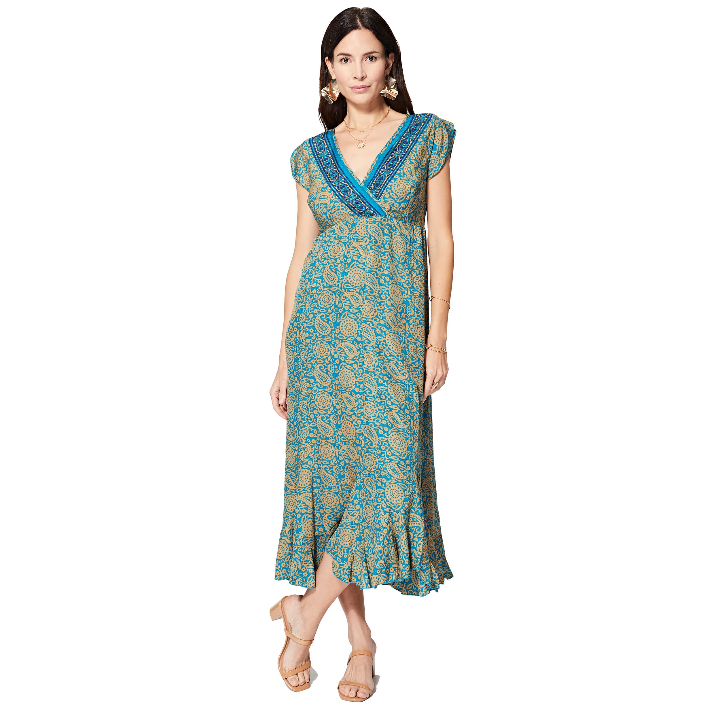 Robe été longue manches courtes Ossia - Petit Prix ! - Akoustik Online