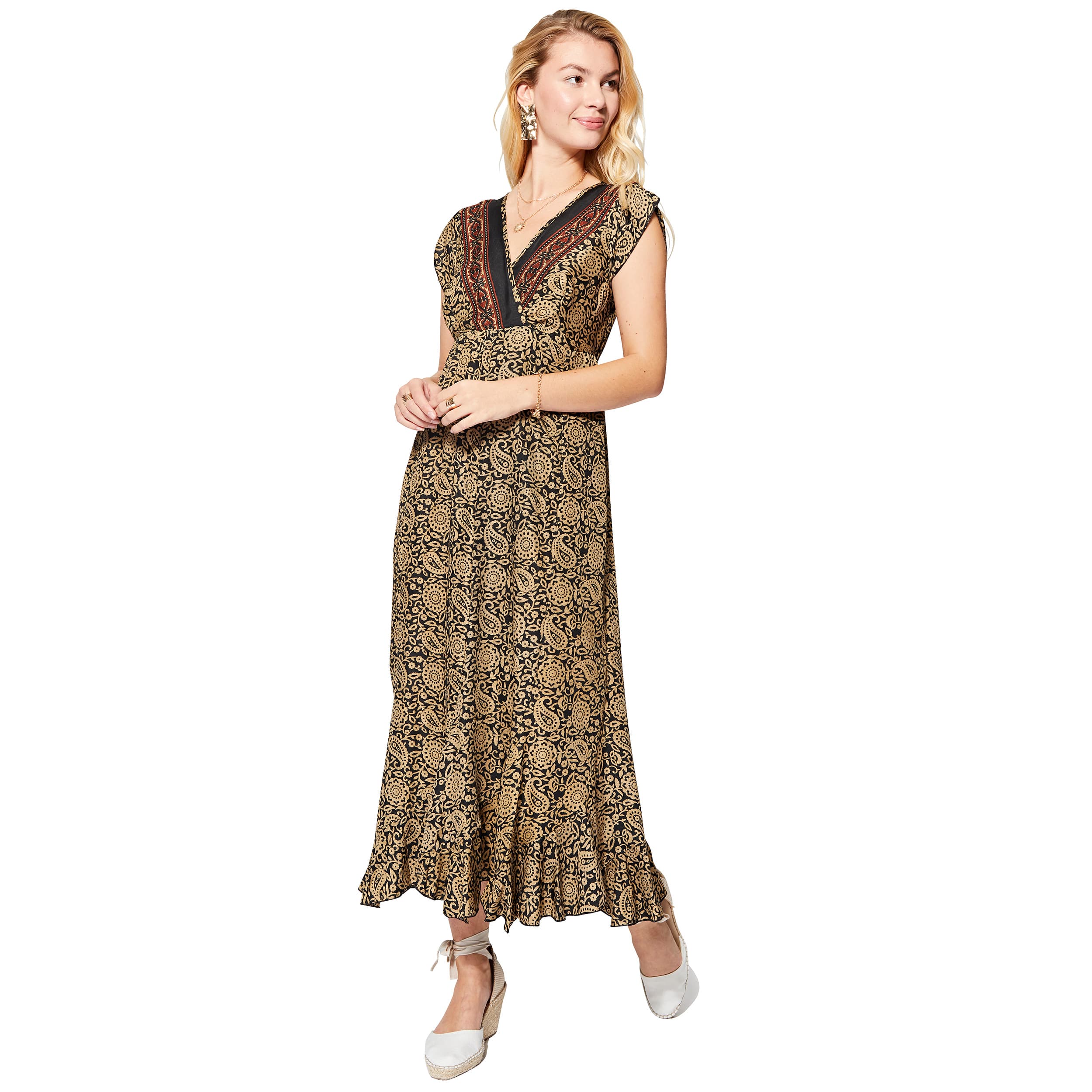 Robe été longue manches courtes Fishke - Akoustik Online