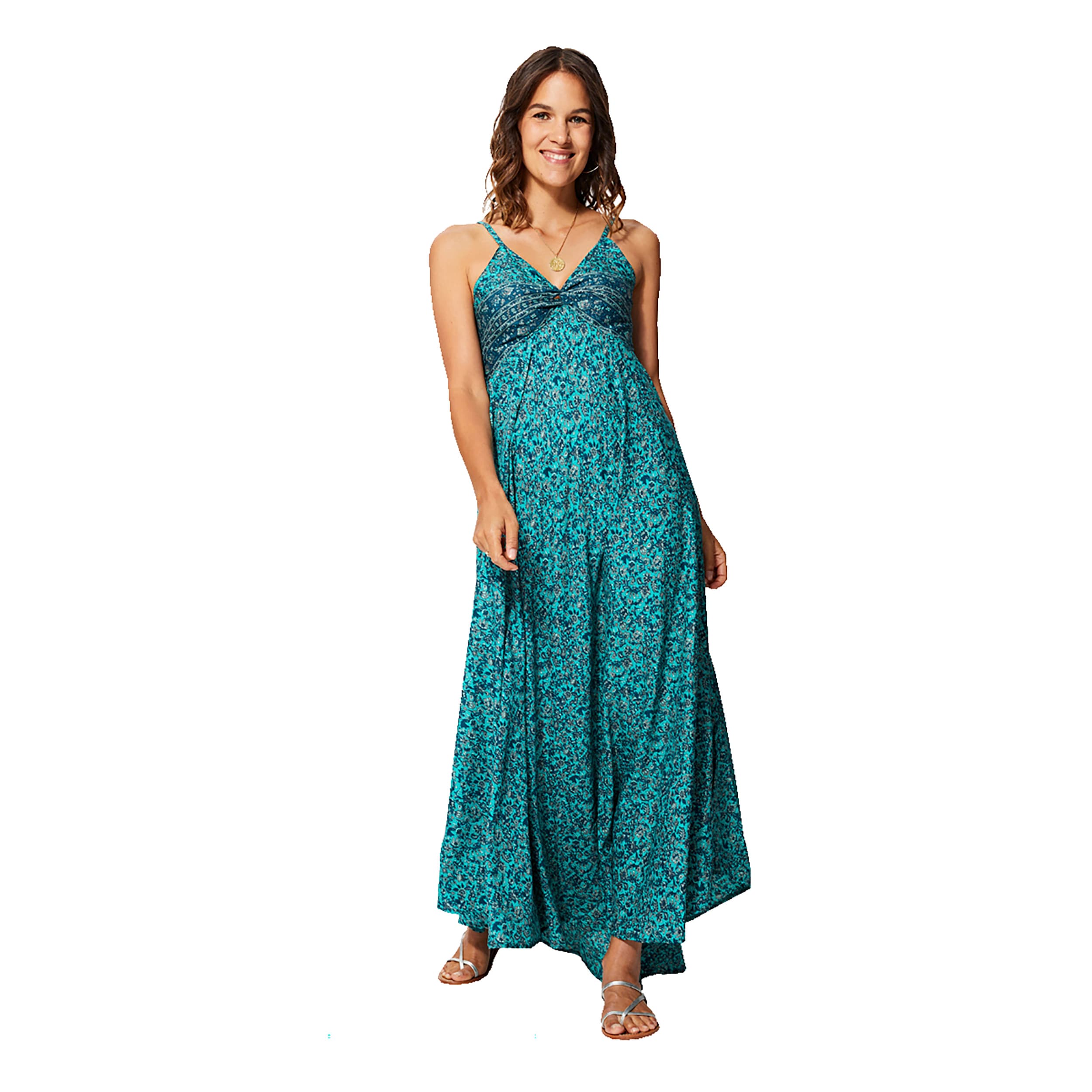 Robe été longue sans manches Amani - 100% polyester - Akoustik Online