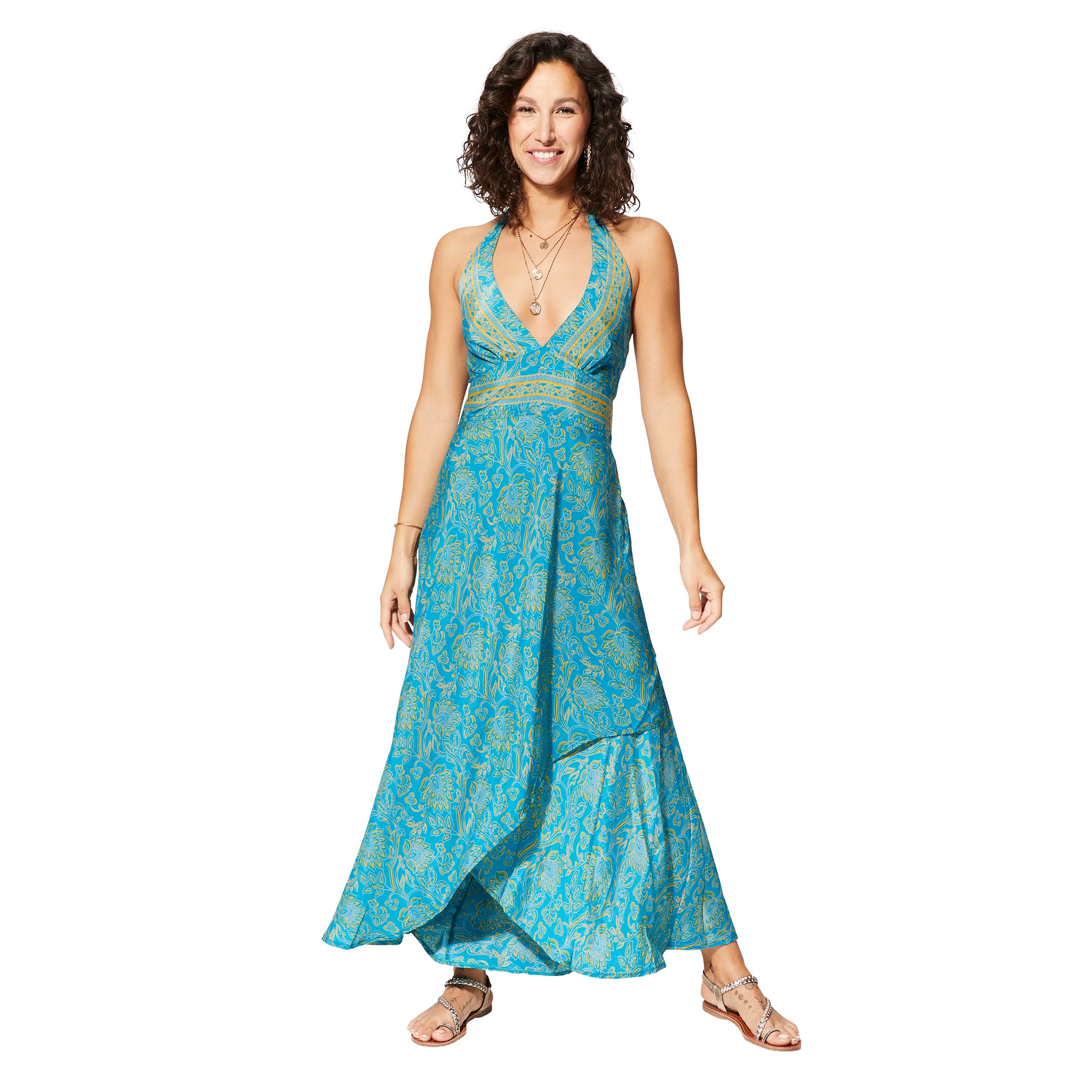 Robe été longue sans manches Ture - 100% polyester - Akoustik Online