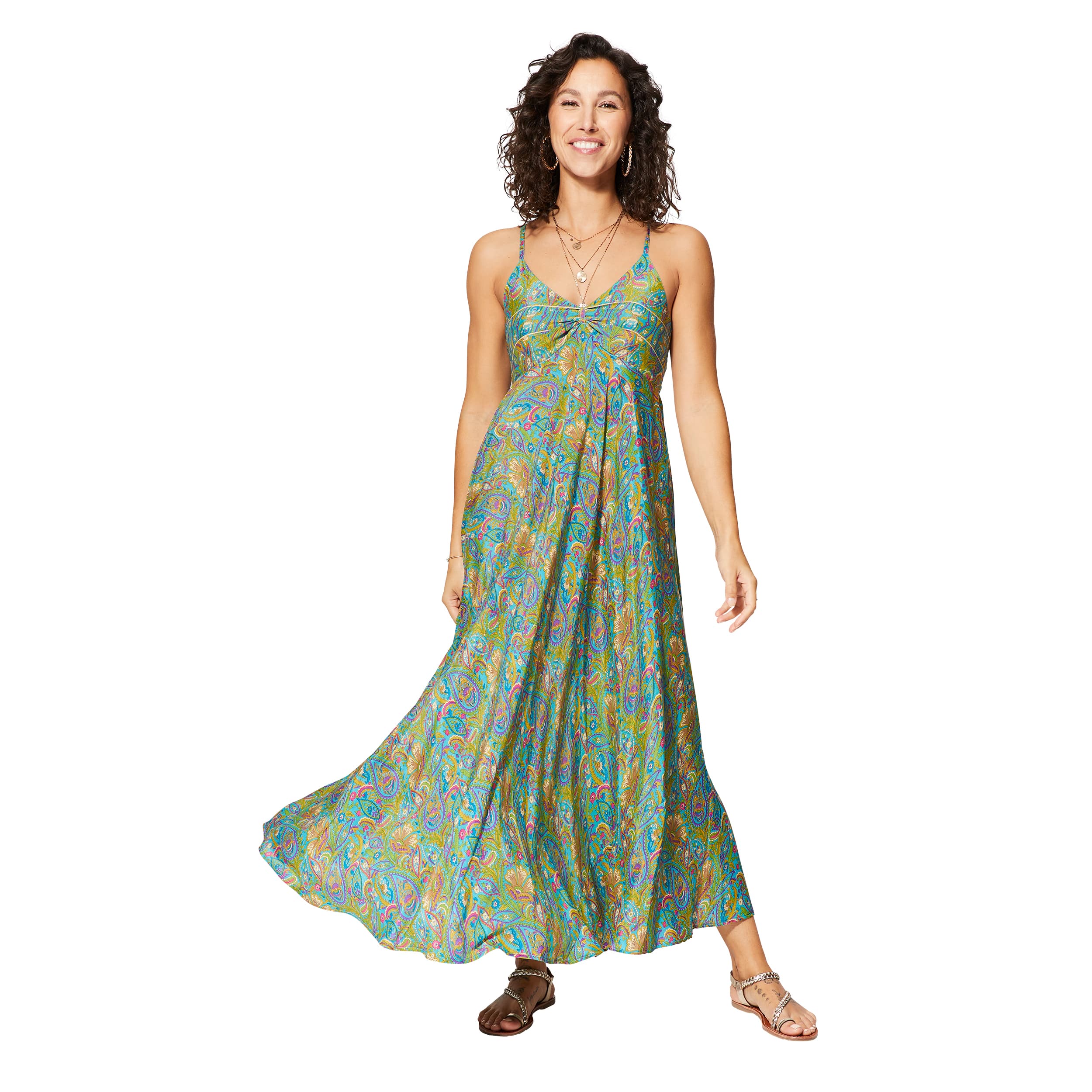 Robe été longue sans manches Stijn - 100% polyester - Akoustik Online