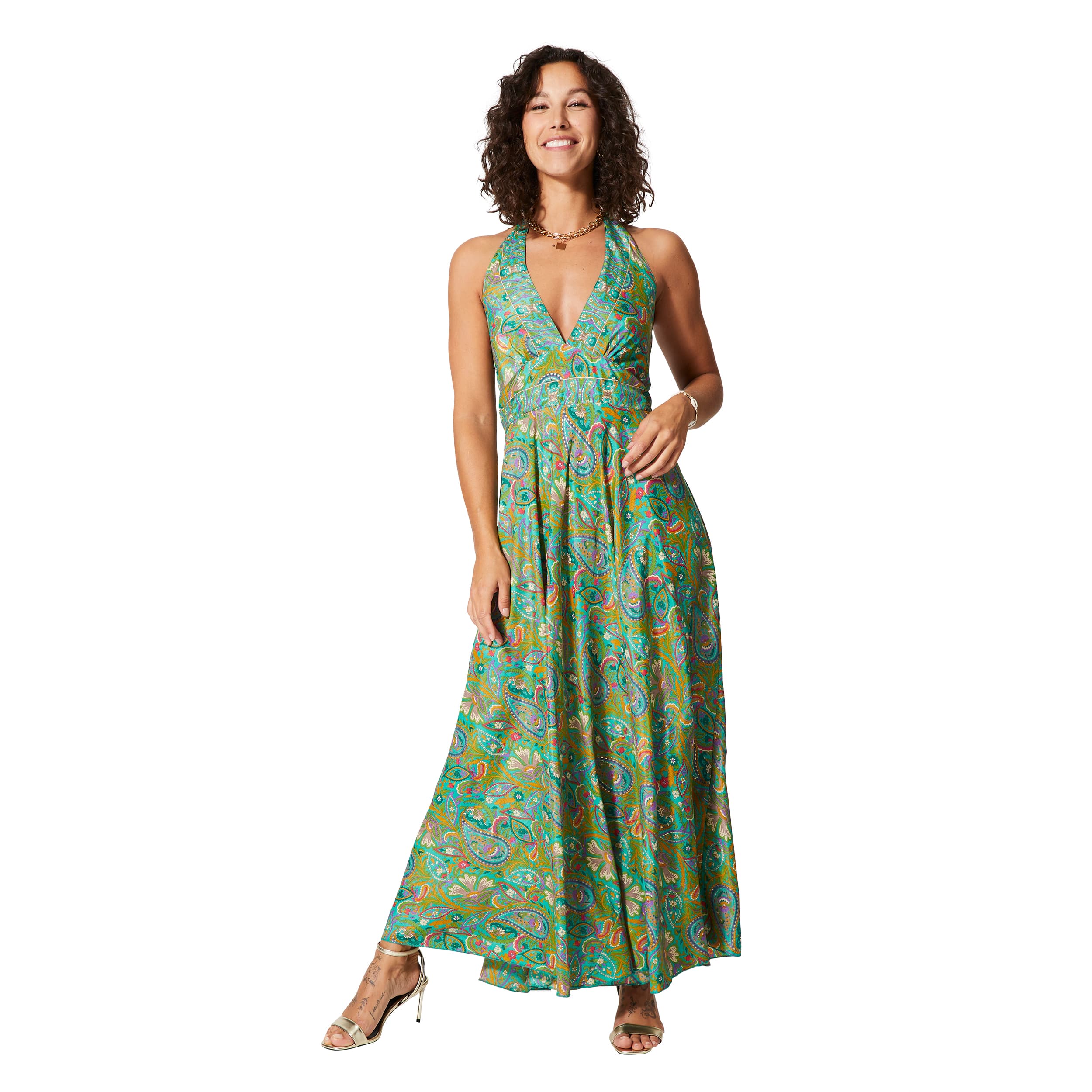 Robe été longue sans manches Valerija - Akoustik Online
