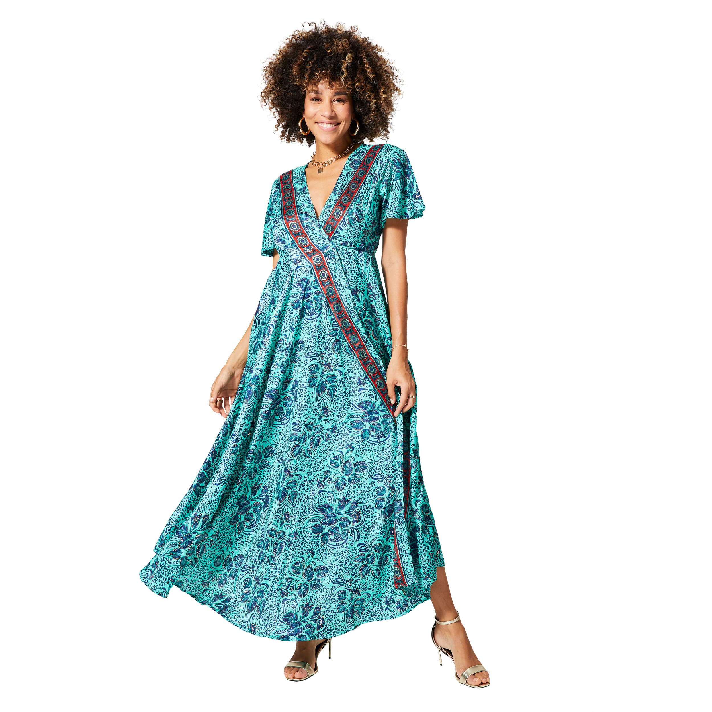 Robe été longue manches courtes Rebecka - Akoustik Online