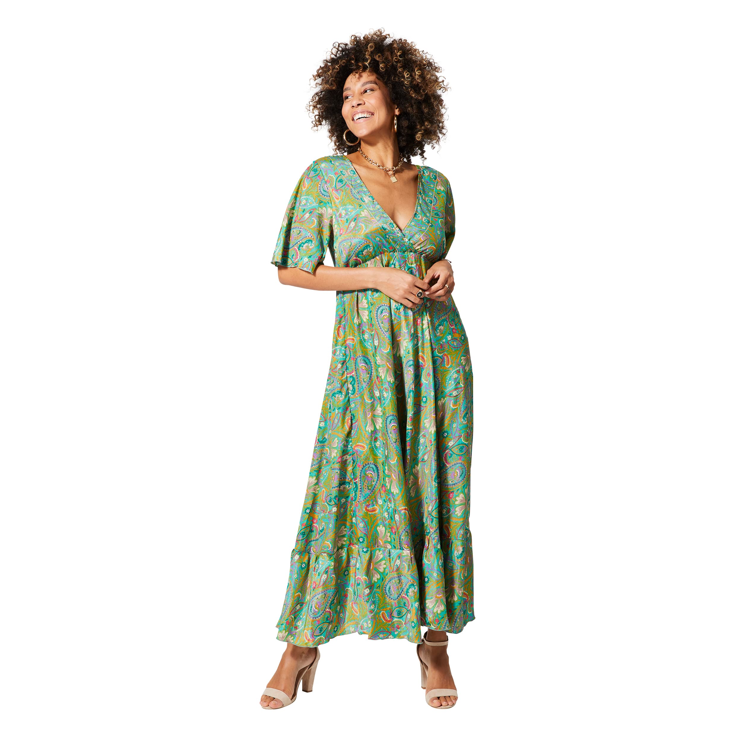 Robe été longue manches 3/4 Kustaa - 100% polyester - Akoustik Online