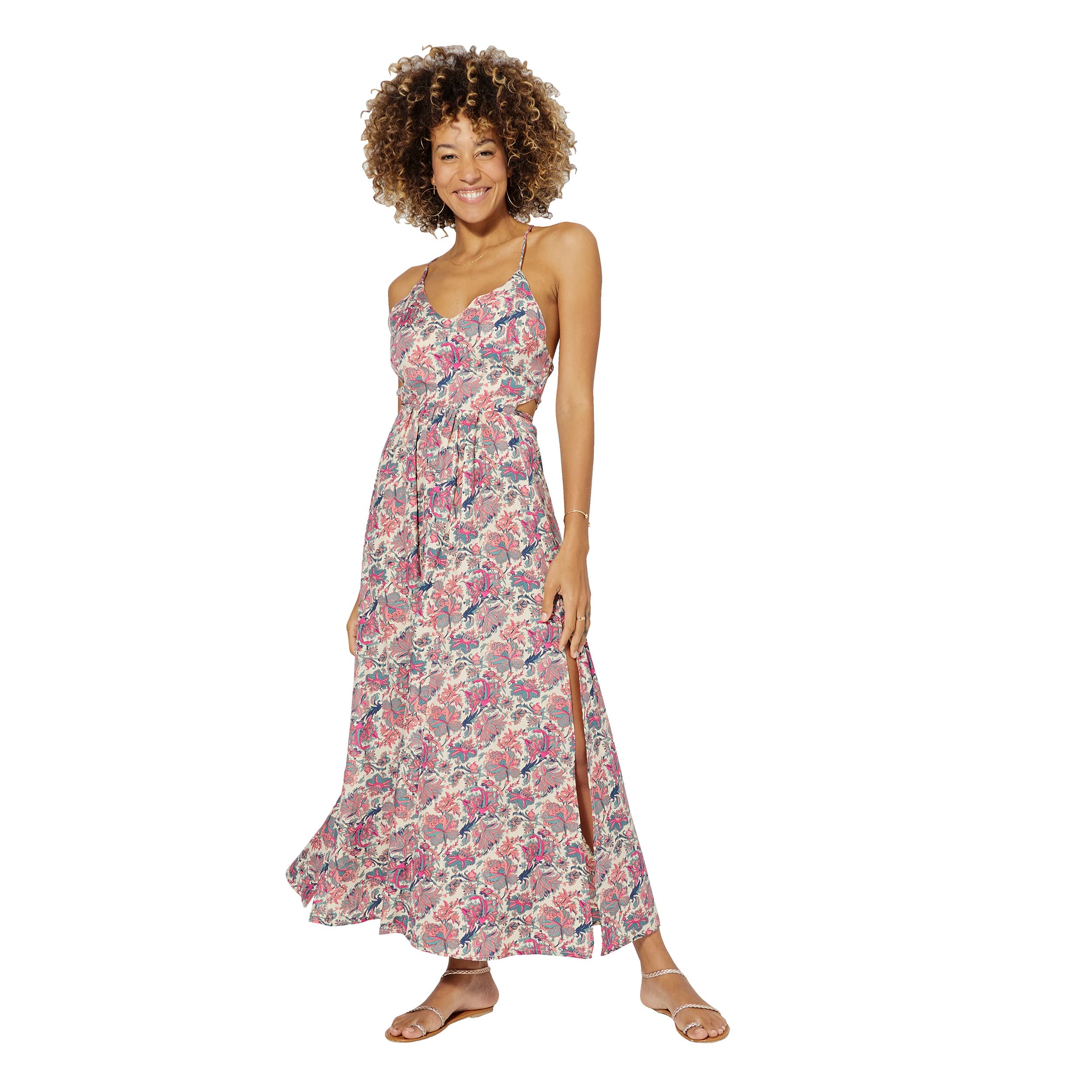 Robe été longue sans manches Annemarie - Akoustik Online