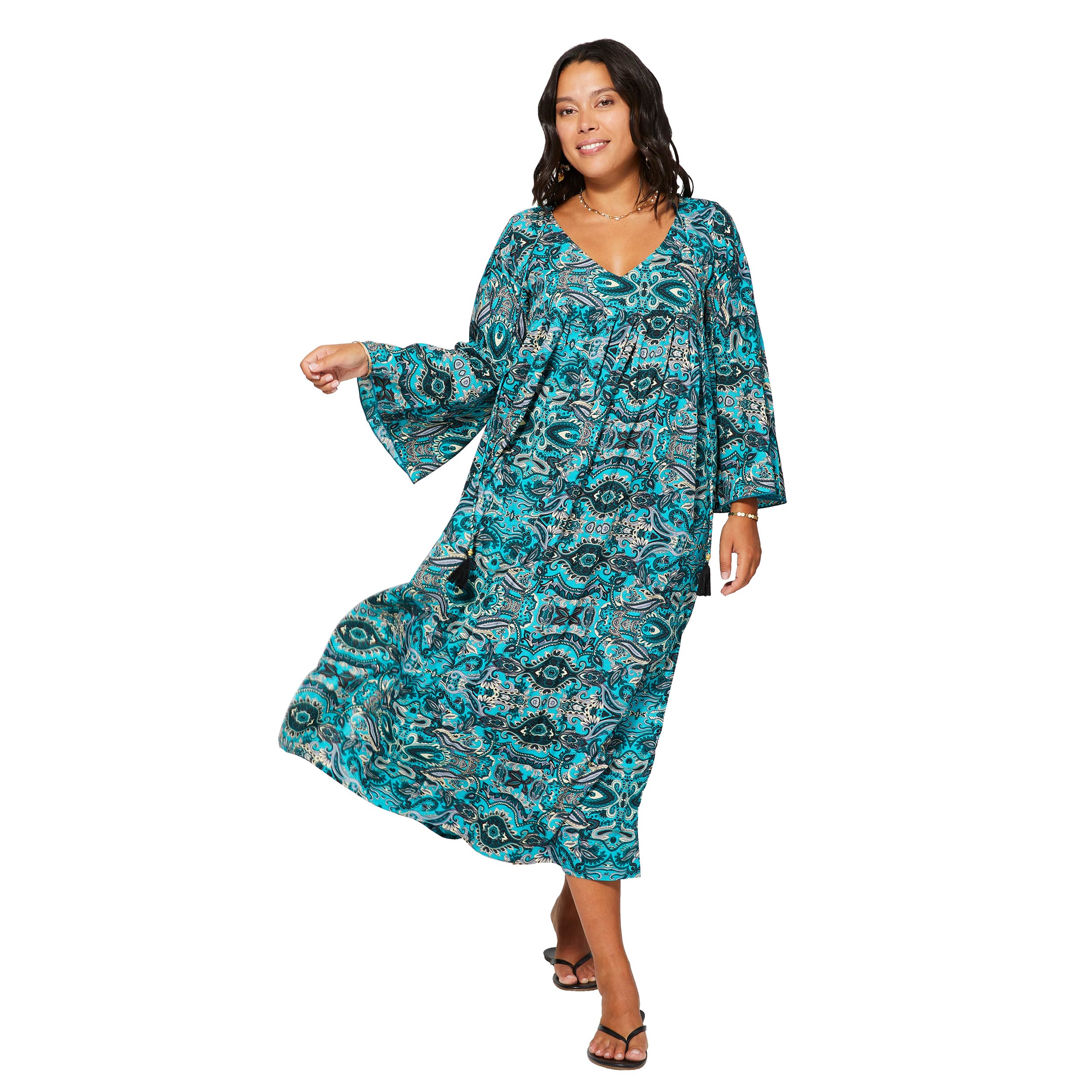 Robe été longue manches longues Earline - Akoustik Online