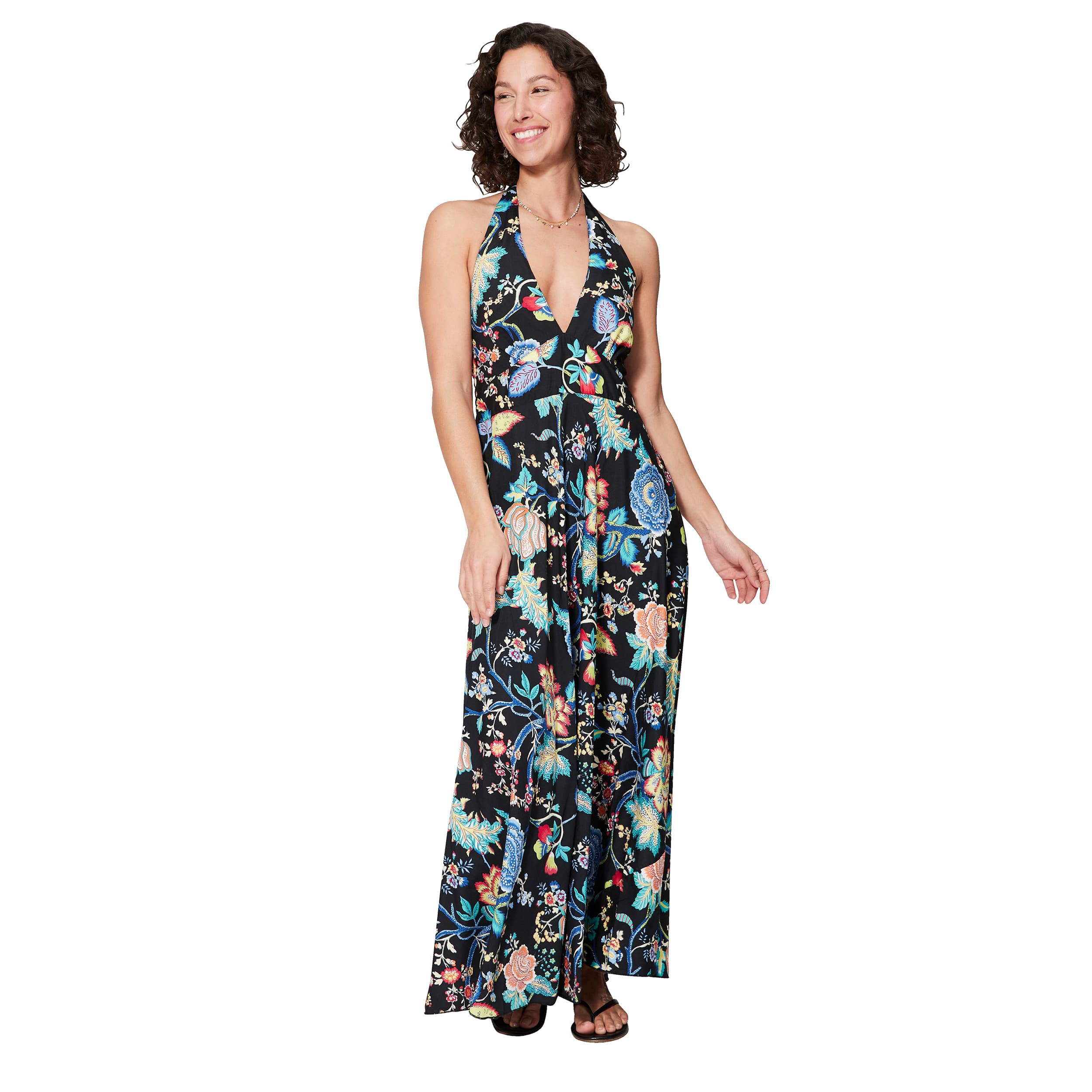 Robe été longue sans manches Sitara - 100% polyester - Akoustik Online