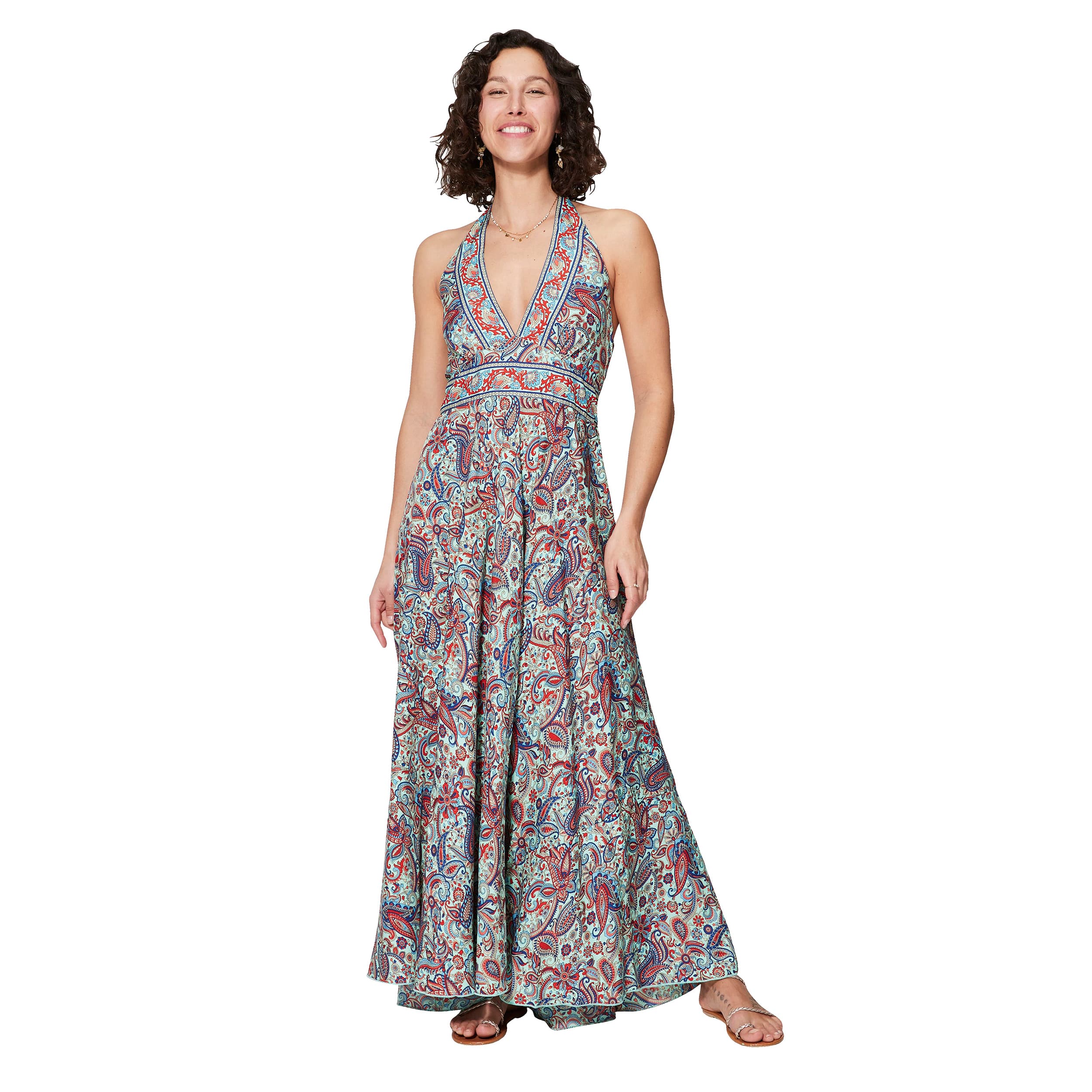 Robe été longue sans manches Severino - Akoustik Online