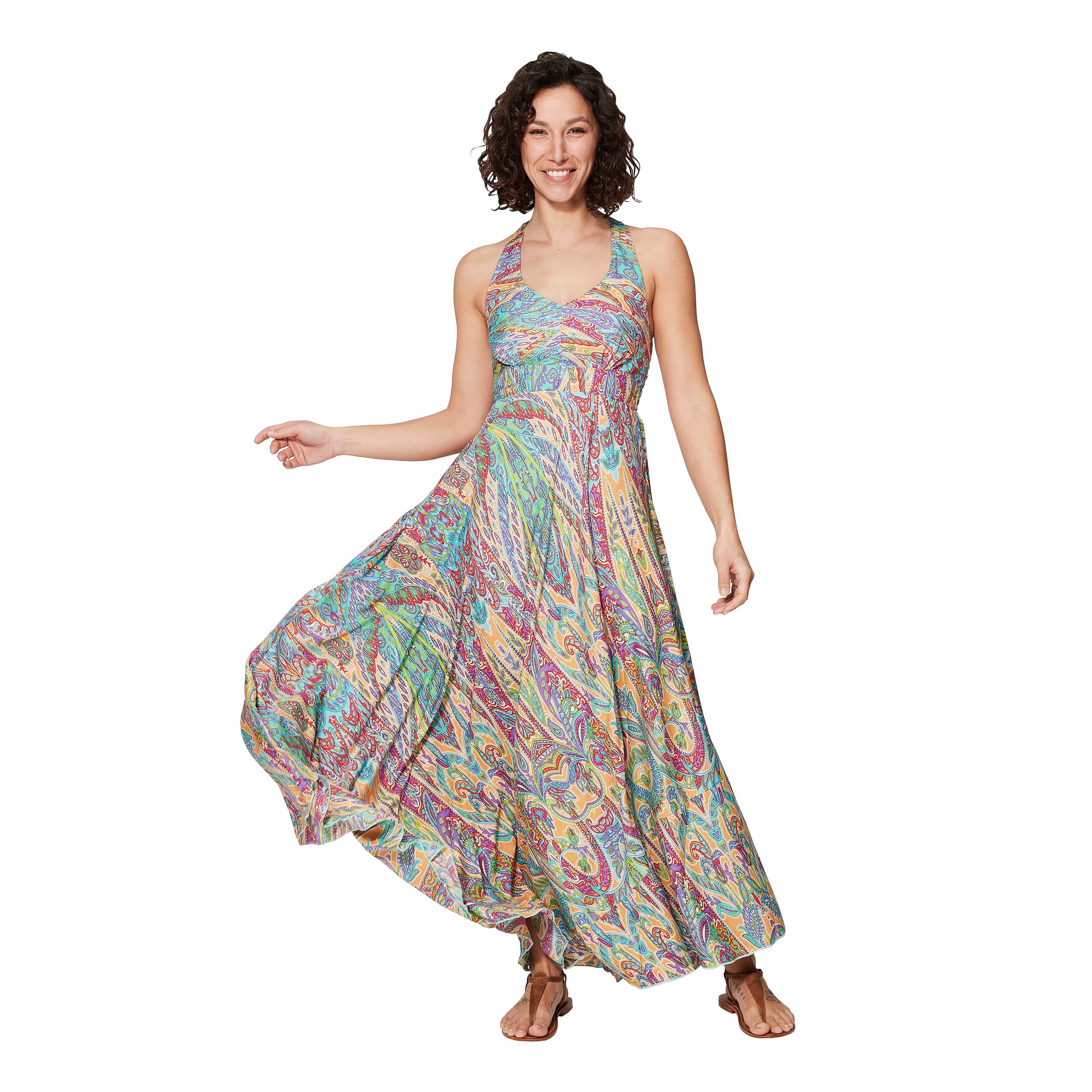 Robe été longue sans manches Bhàtair - Akoustik Online