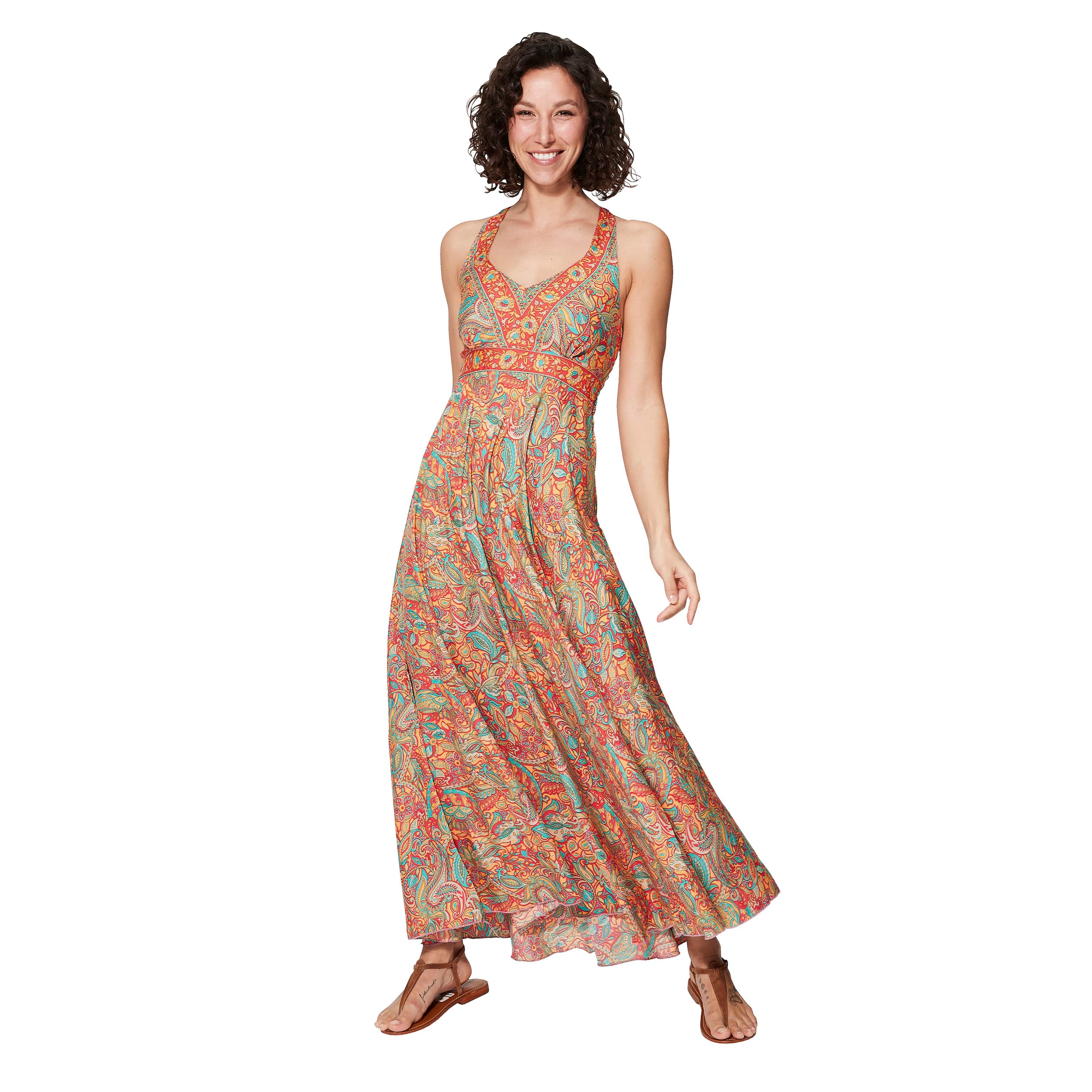 Robe été longue sans manches Stanislawa - Akoustik Online