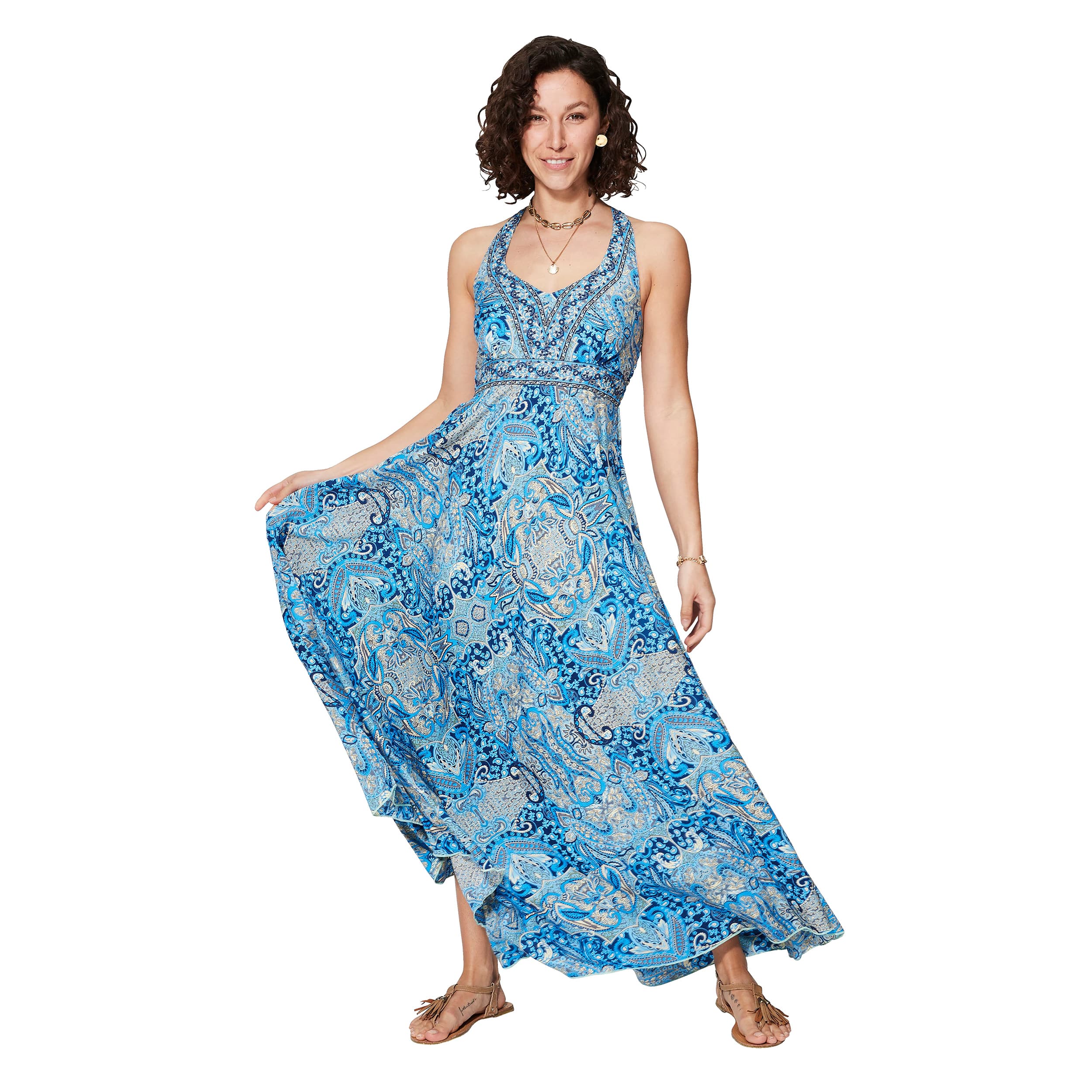 Robe été longue sans manches Seppel - 100% polyester - Akoustik Online