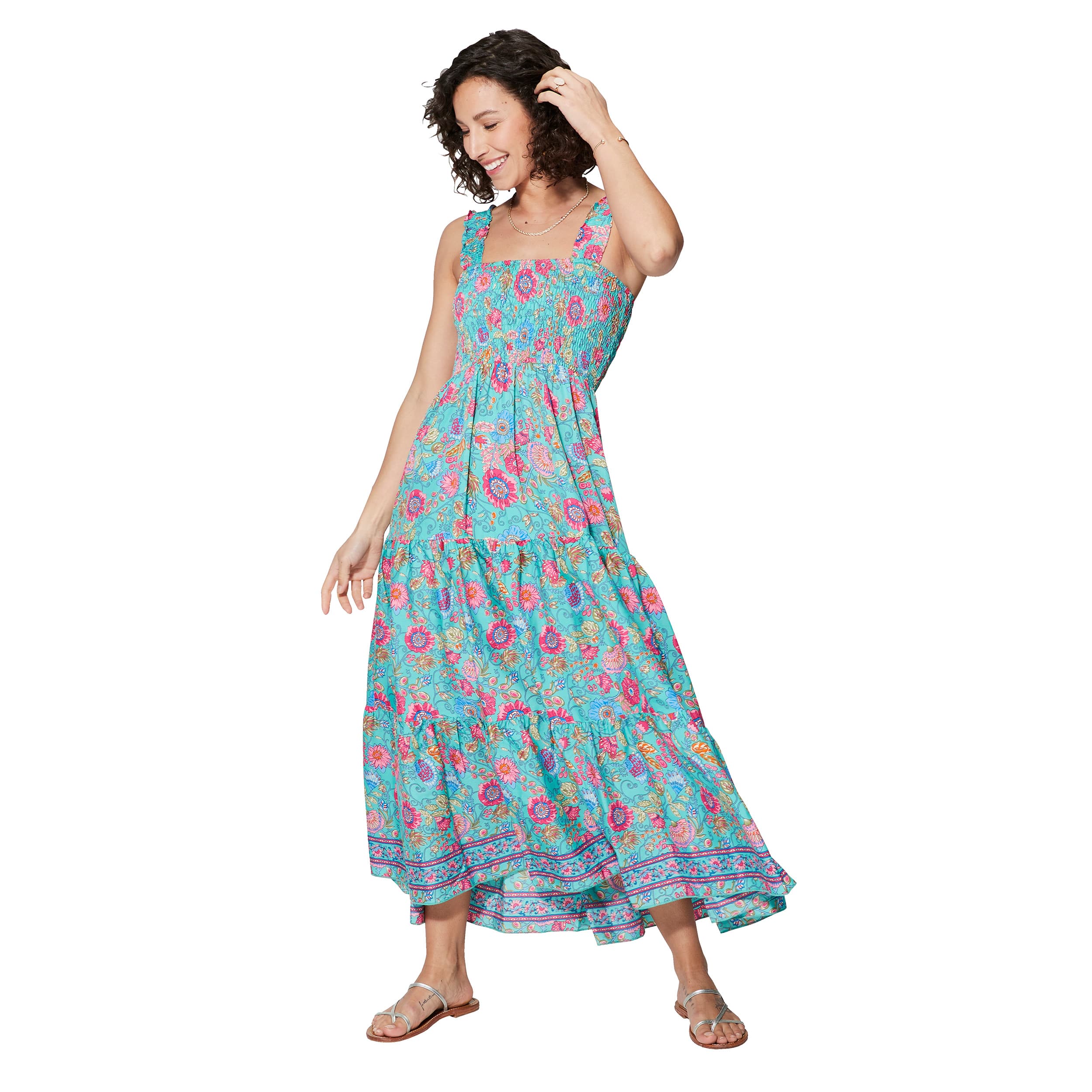 Robe été longue sans manches Jürgen - 100% polyester - Akoustik Online