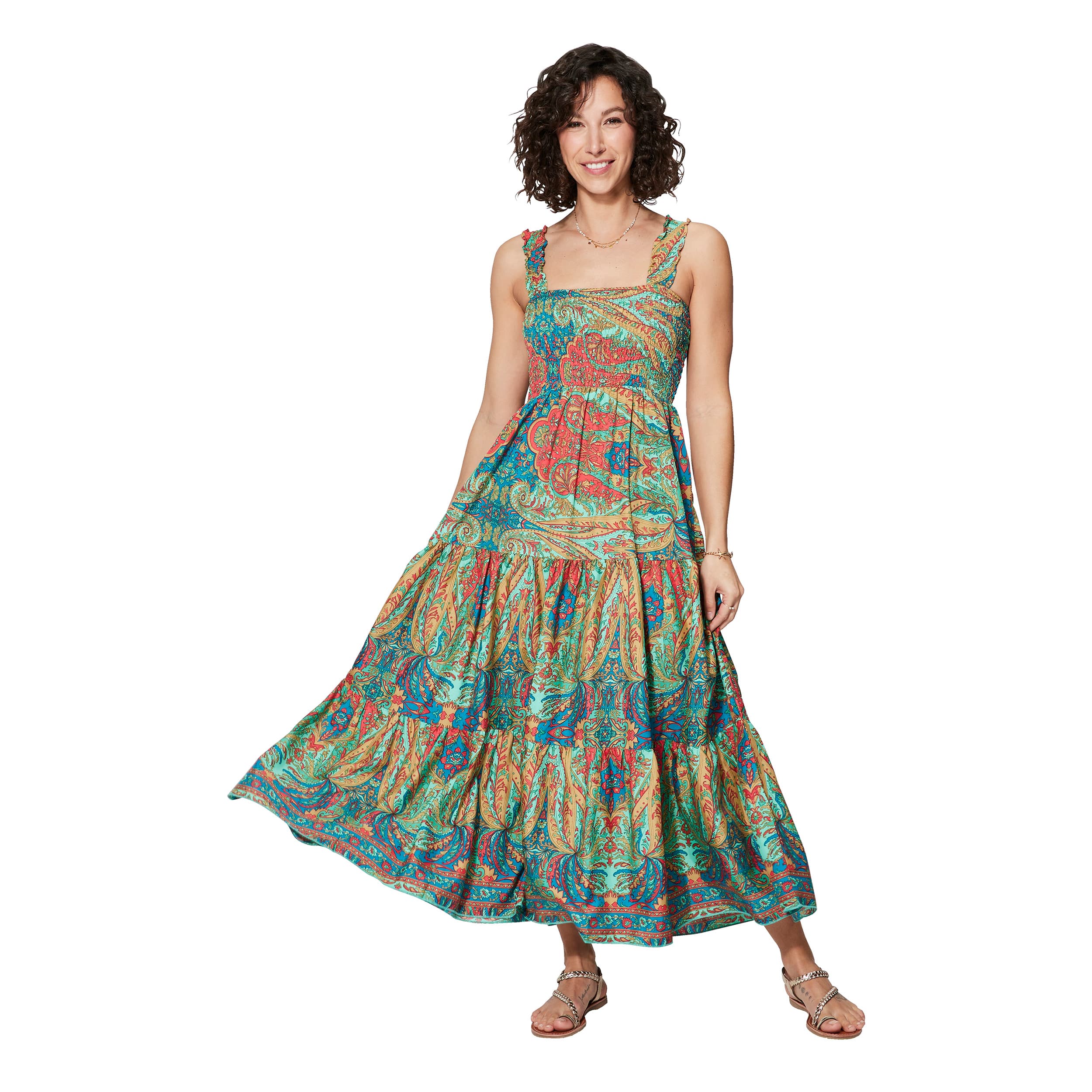 Robe été longue sans manches Firenze - Akoustik Online