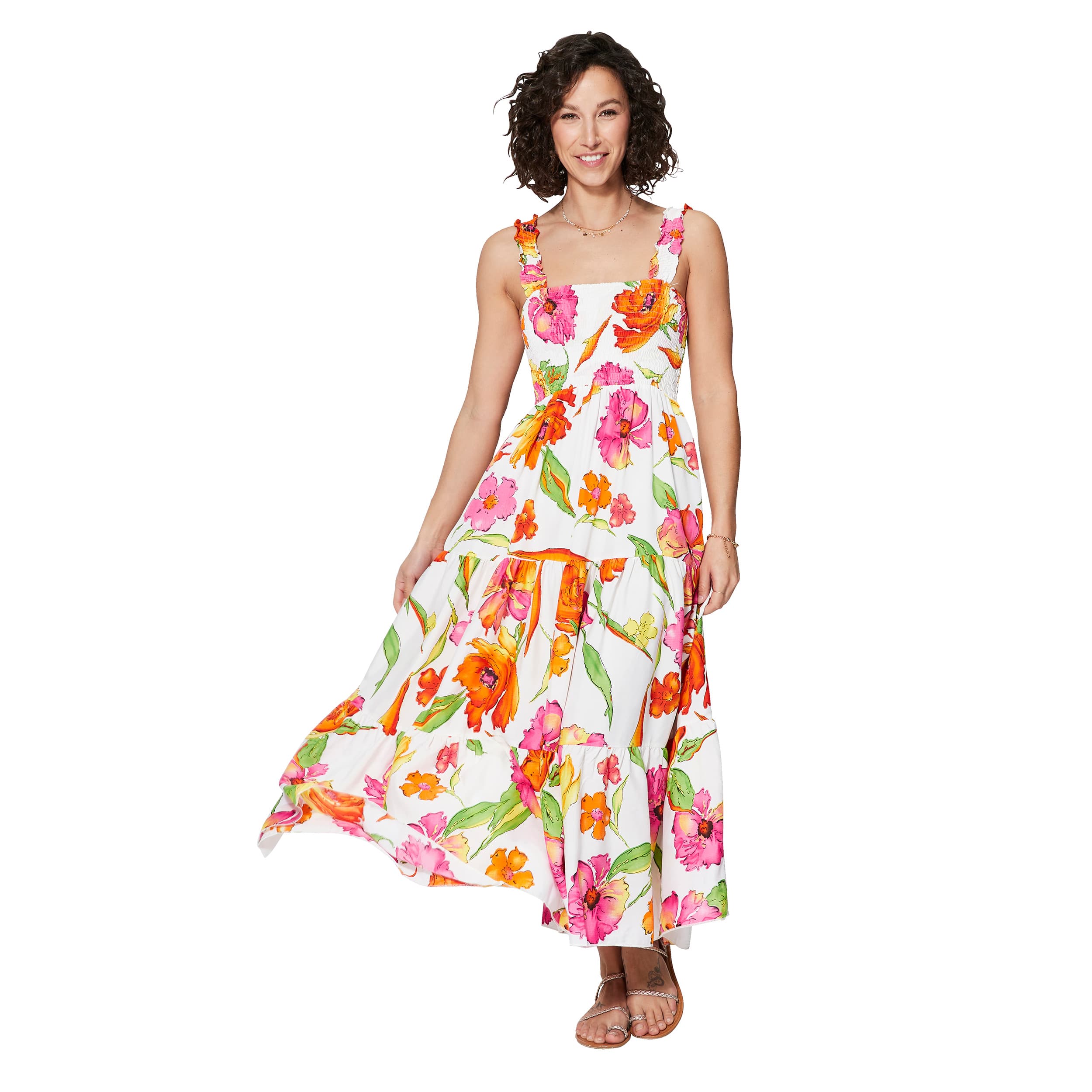 Robe été longue sans manches Hippolyta - Akoustik Online
