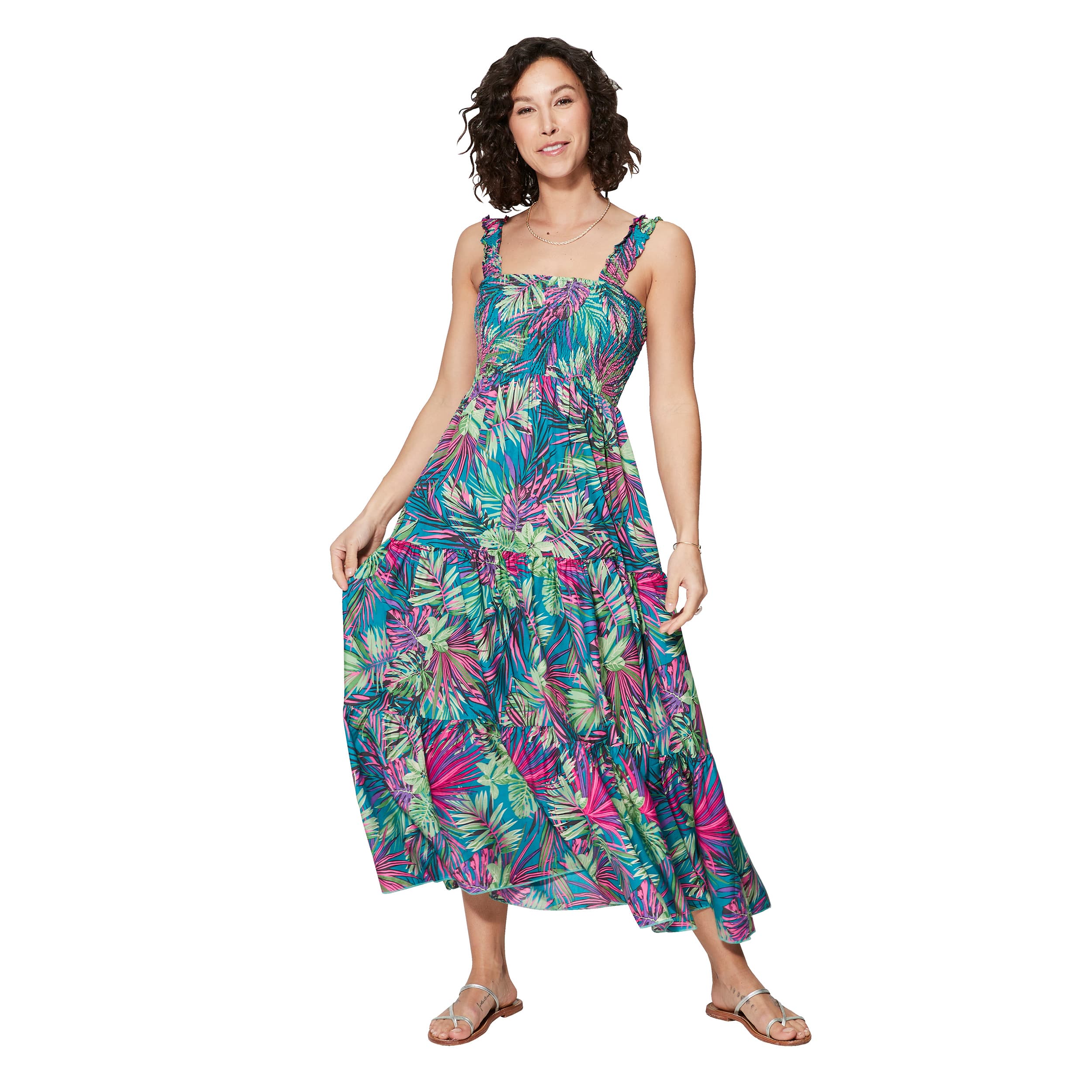 Robe été longue sans manches Samanta - Akoustik Online