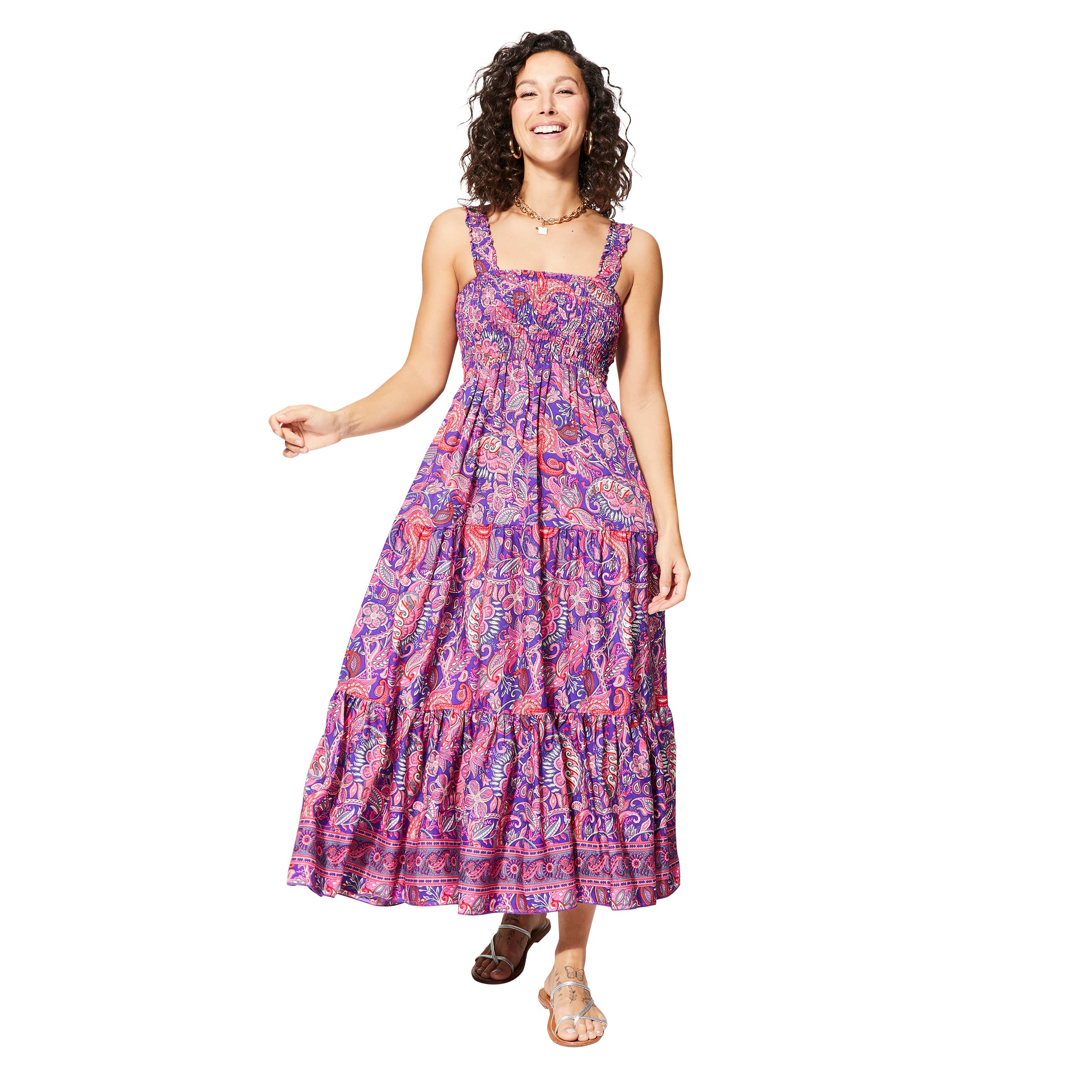 Robe été longue sans manches Leonius - Akoustik Online