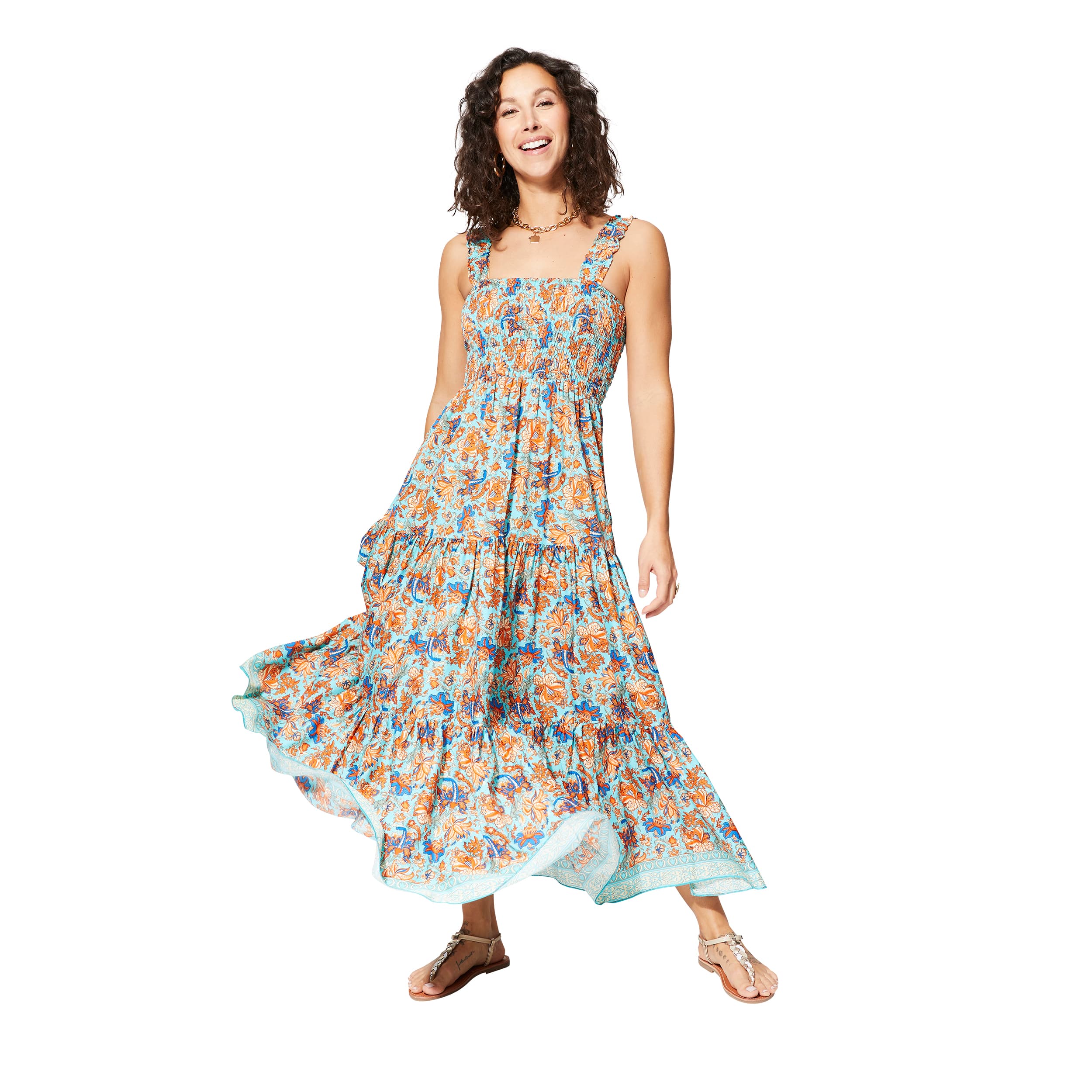 Robe été longue sans manches Rupinder - Akoustik Online