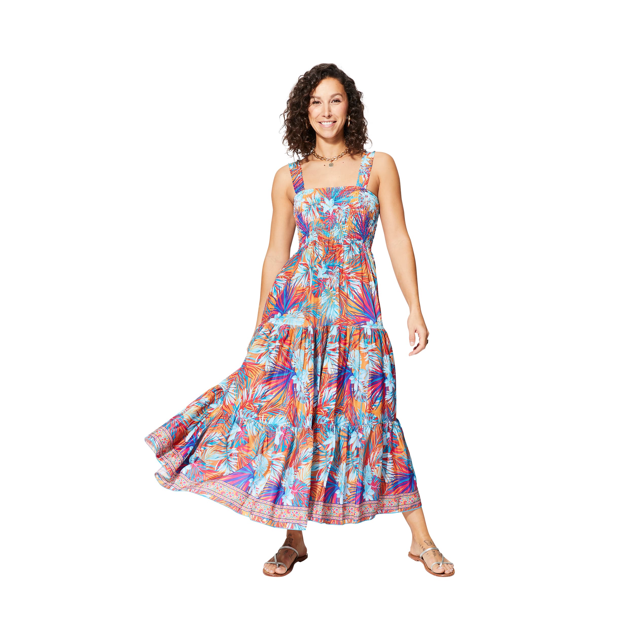 Robe été longue sans manches Pancras - Akoustik Online