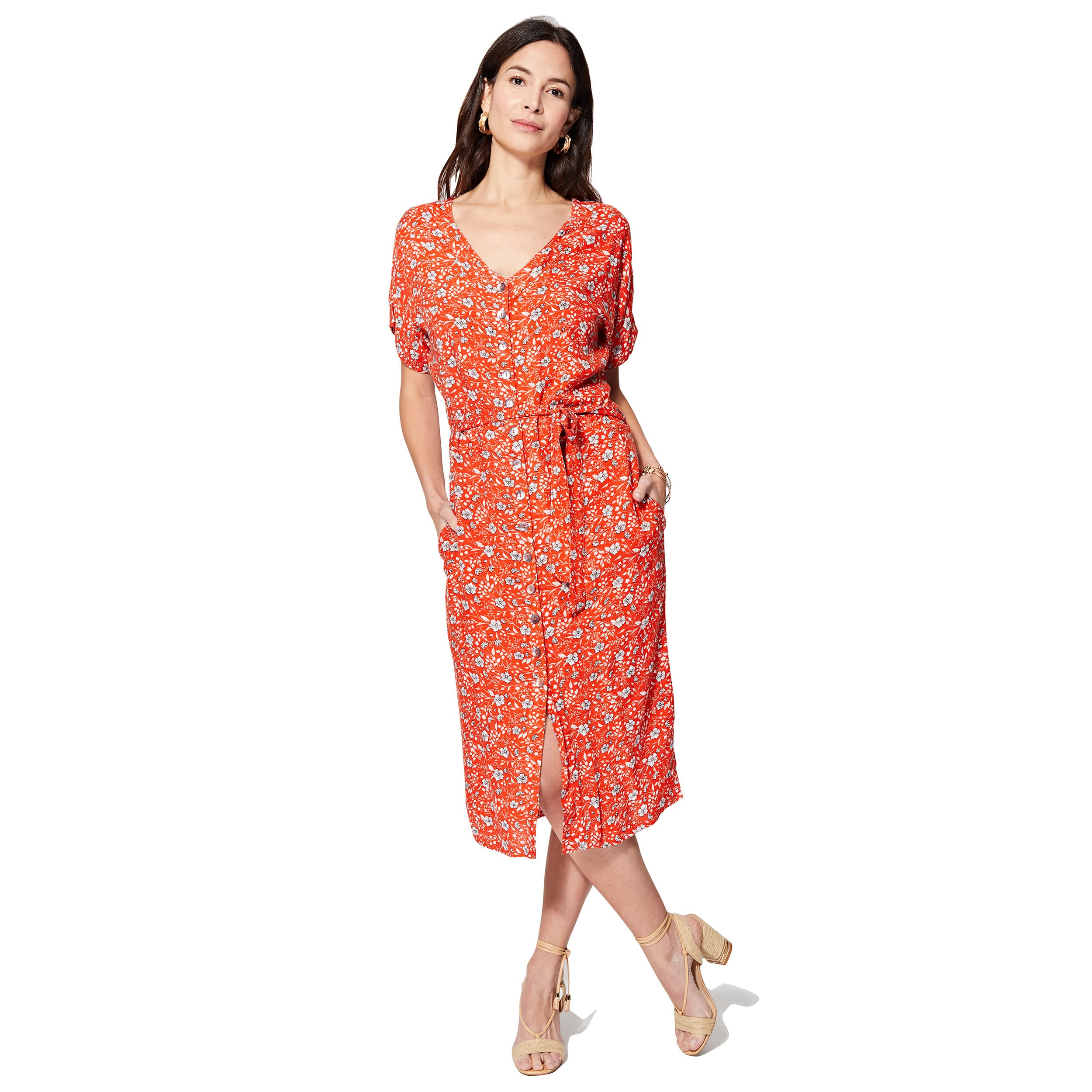 Robe été mi-longue manches courtes Nawel - Akoustik Online