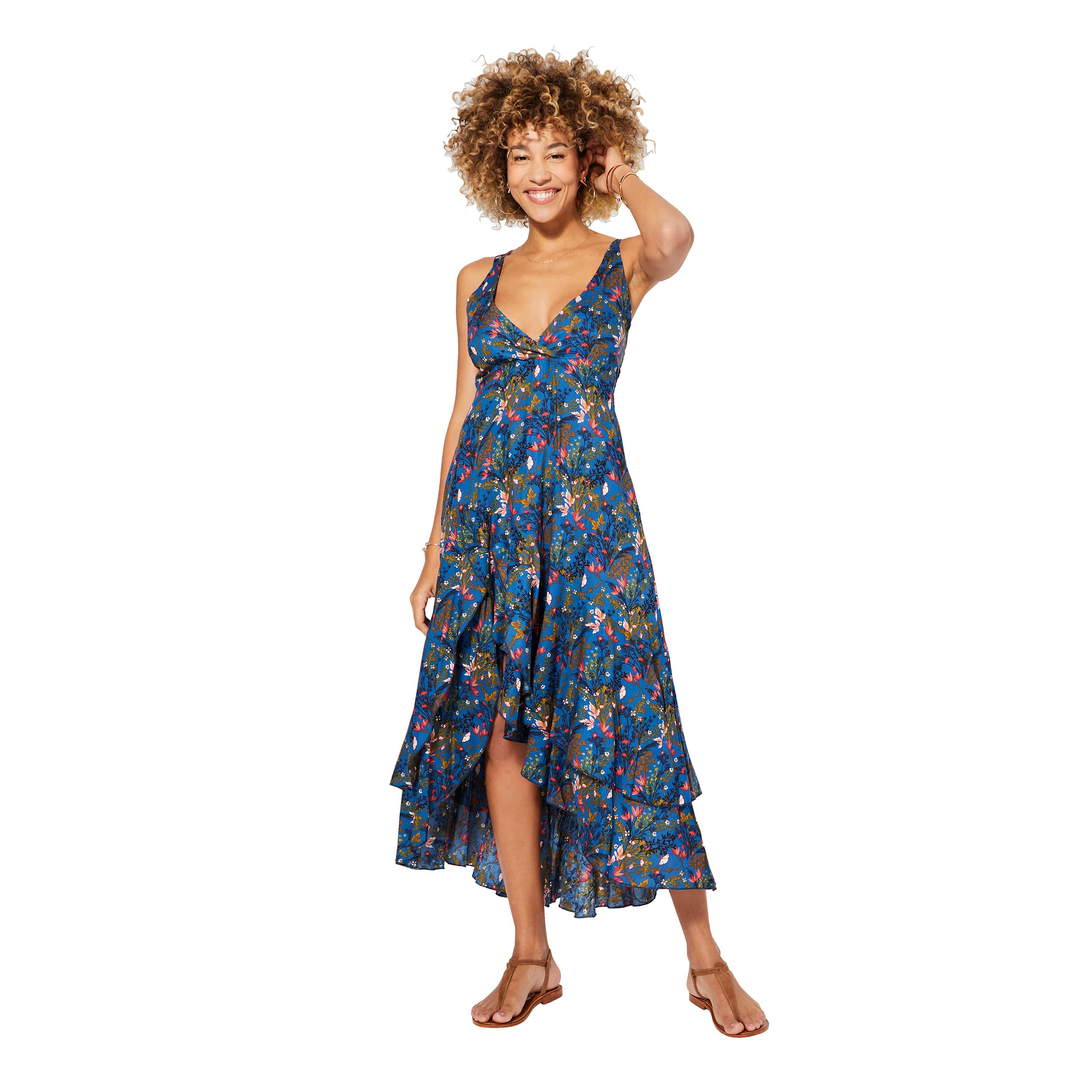 Robe été asymétrique sans manches Yardena - Akoustik Online