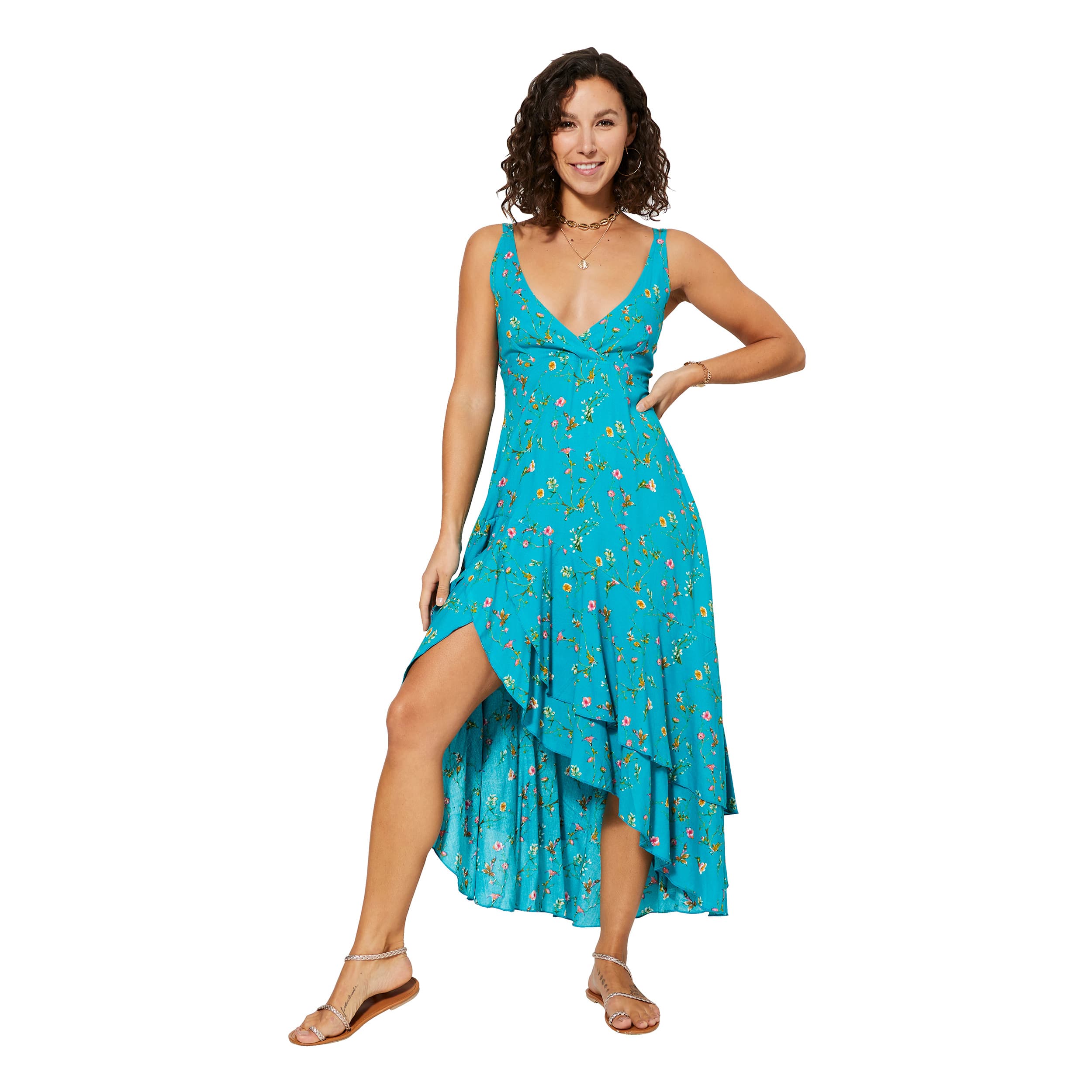 Robe été asymétrique sans manches Bailey - Akoustik Online