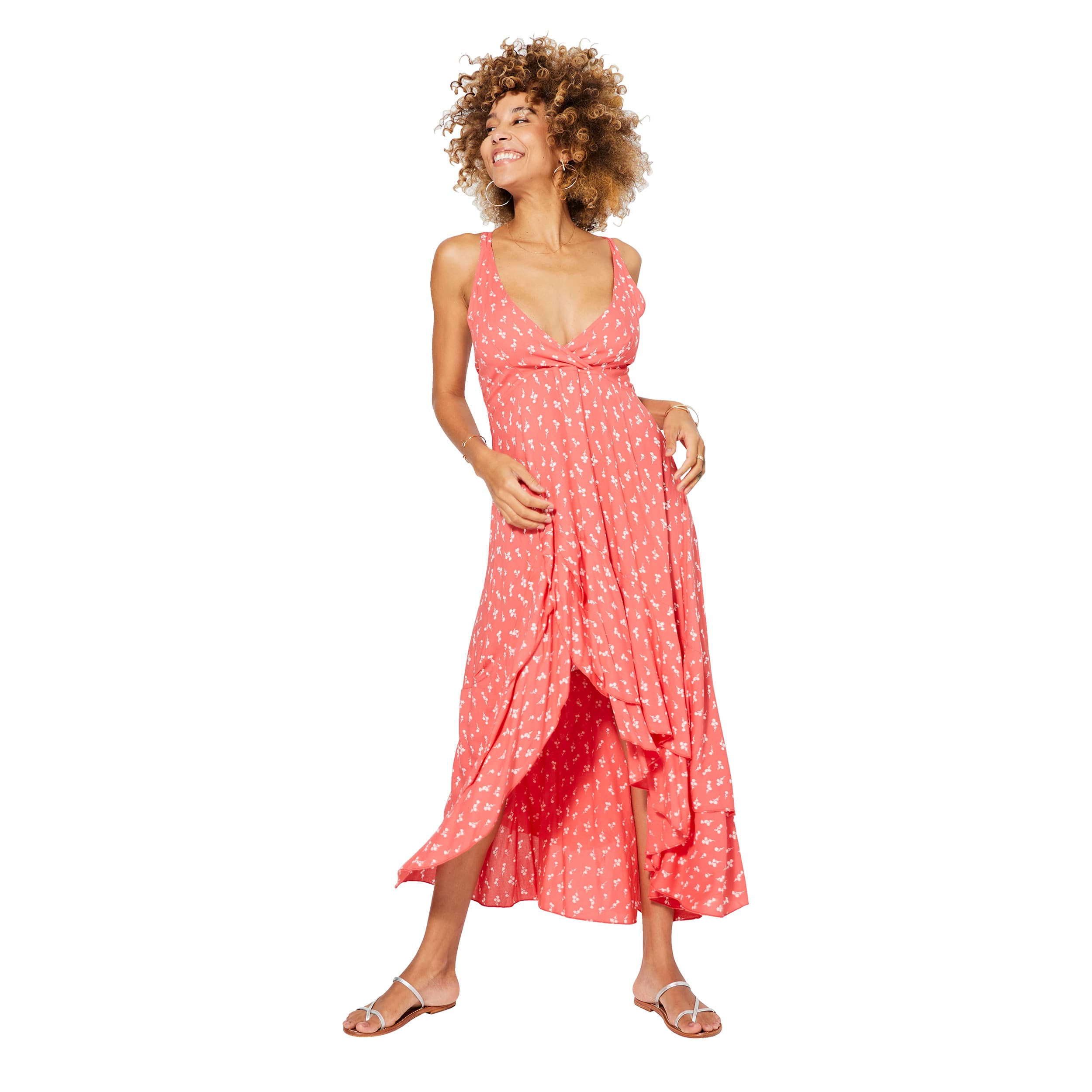 Robe été asymétrique sans manches Saleem - Akoustik Online
